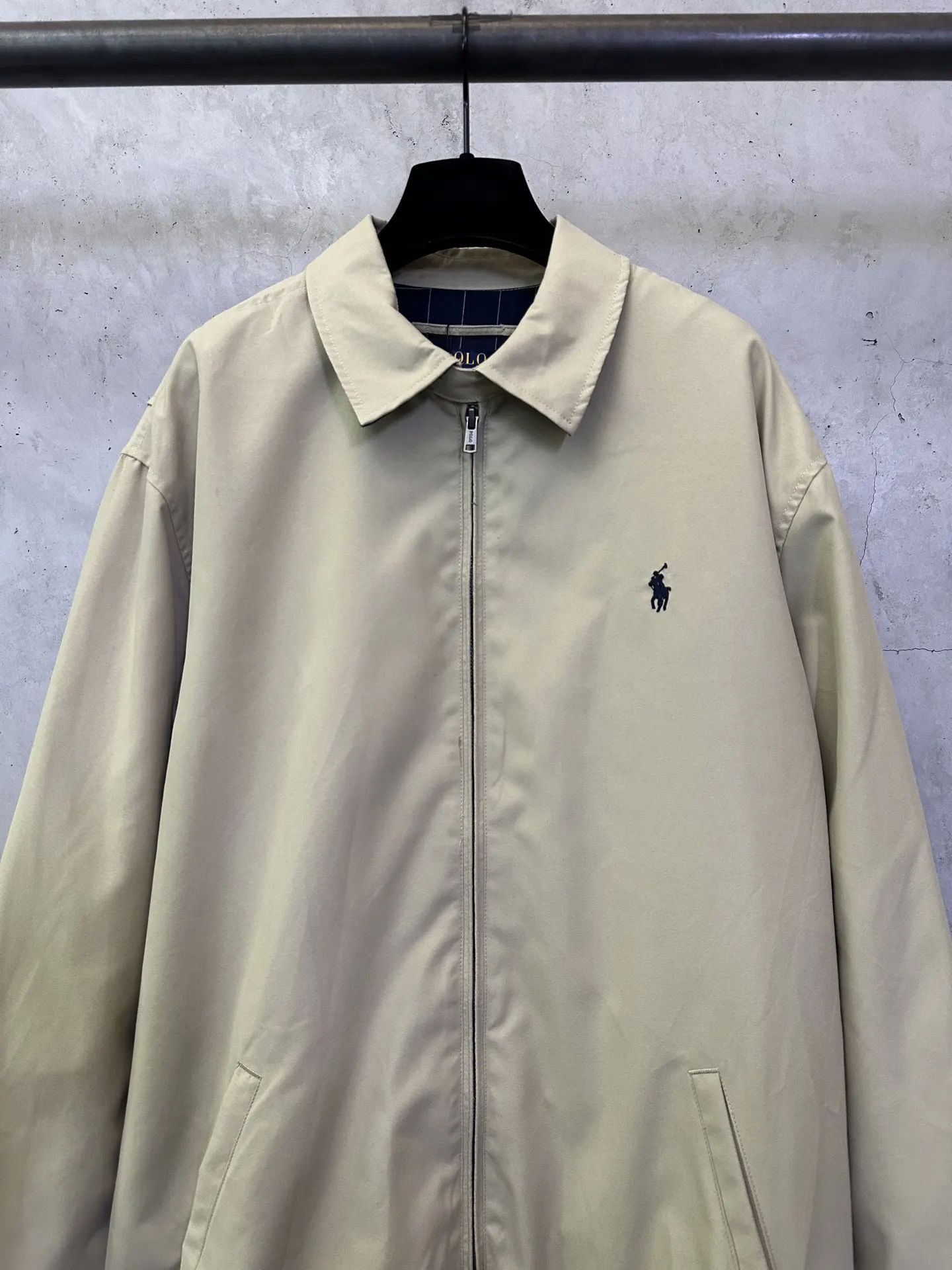 Embroidered Cotton Harrington Jacket D33015701 — view 3