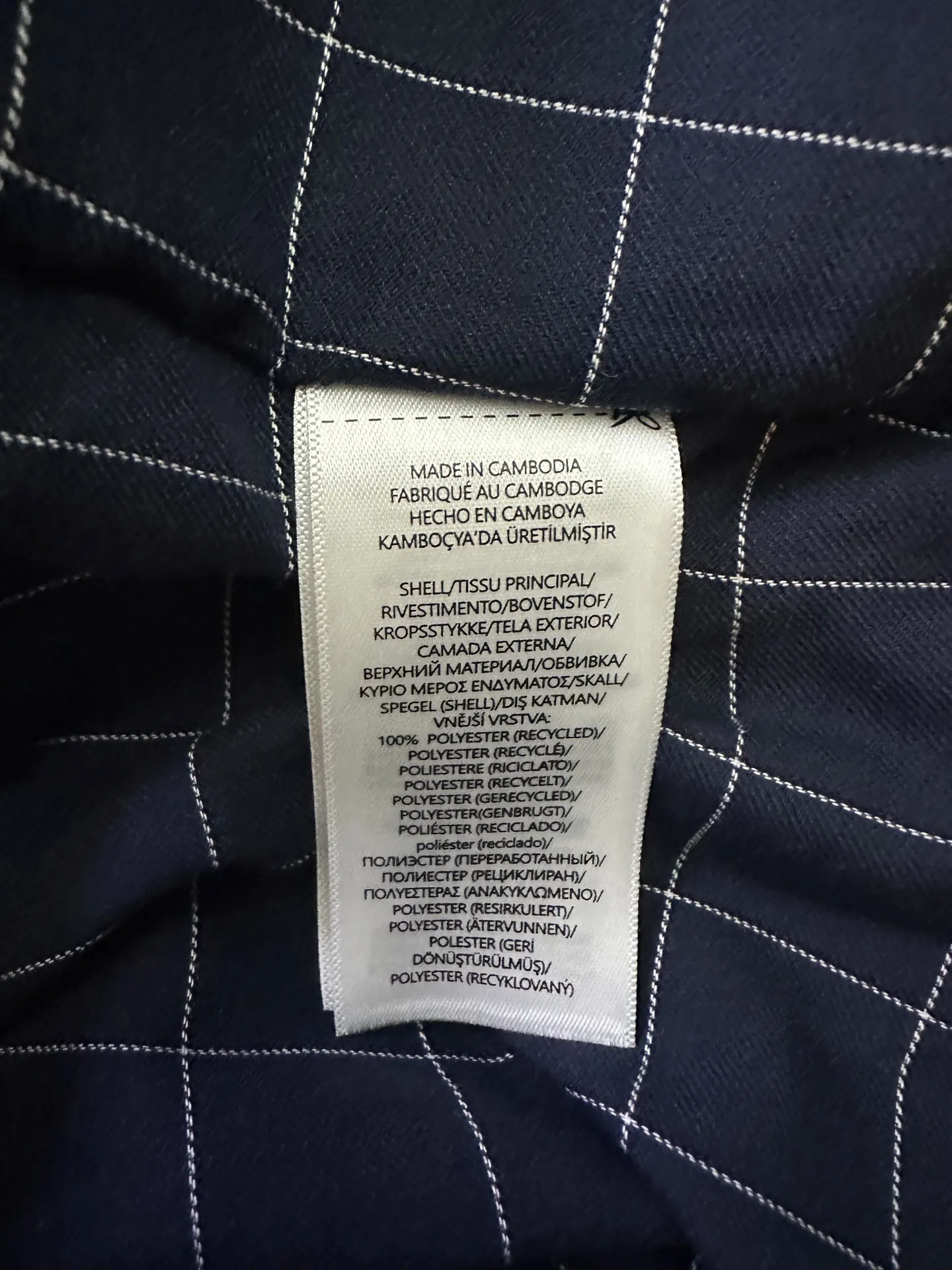 Embroidered Cotton Harrington Jacket D33015701 — view 9