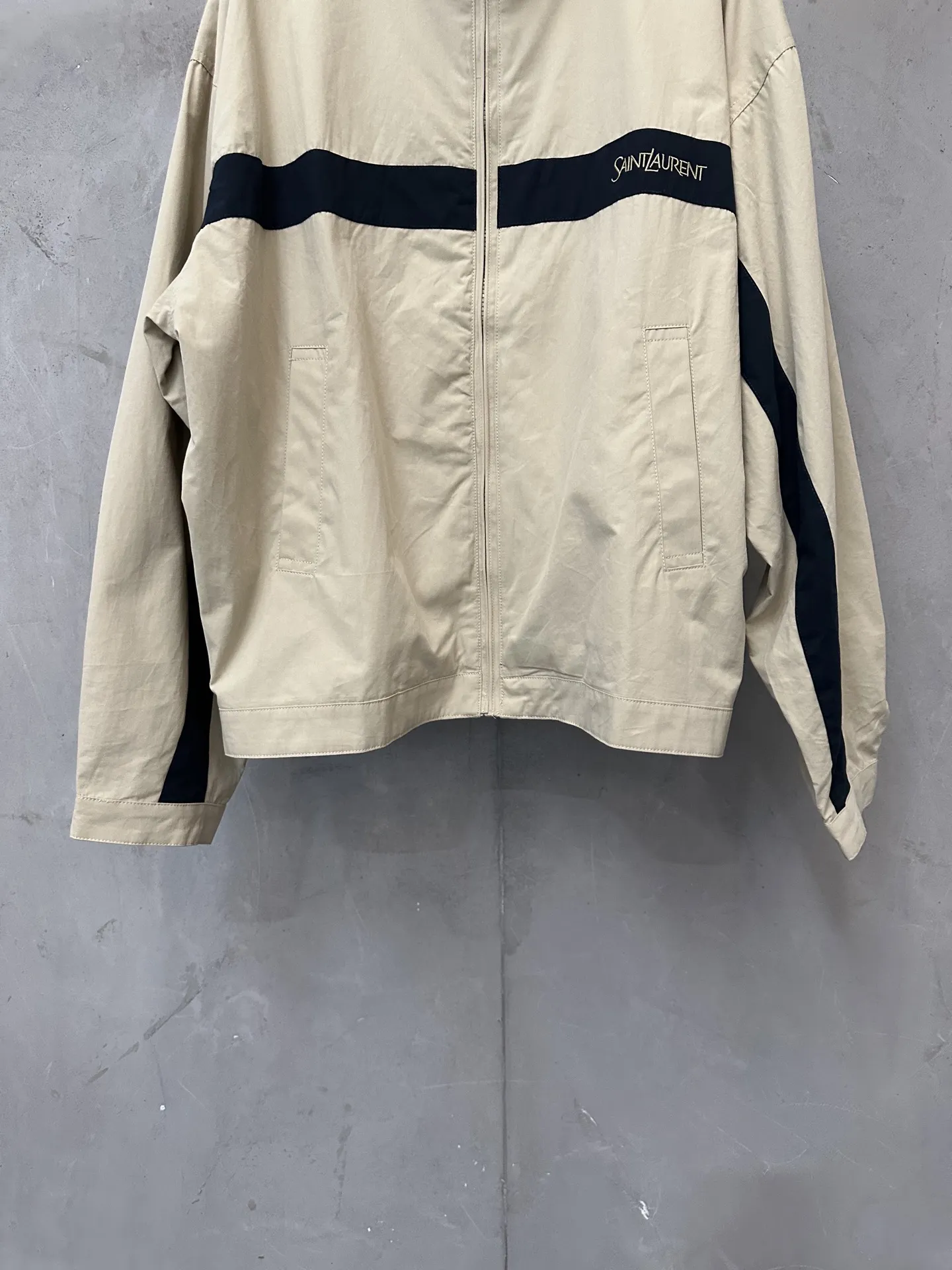 Embroidered Cotton Canvas Zip-Up Jacket D33021799 — view 4