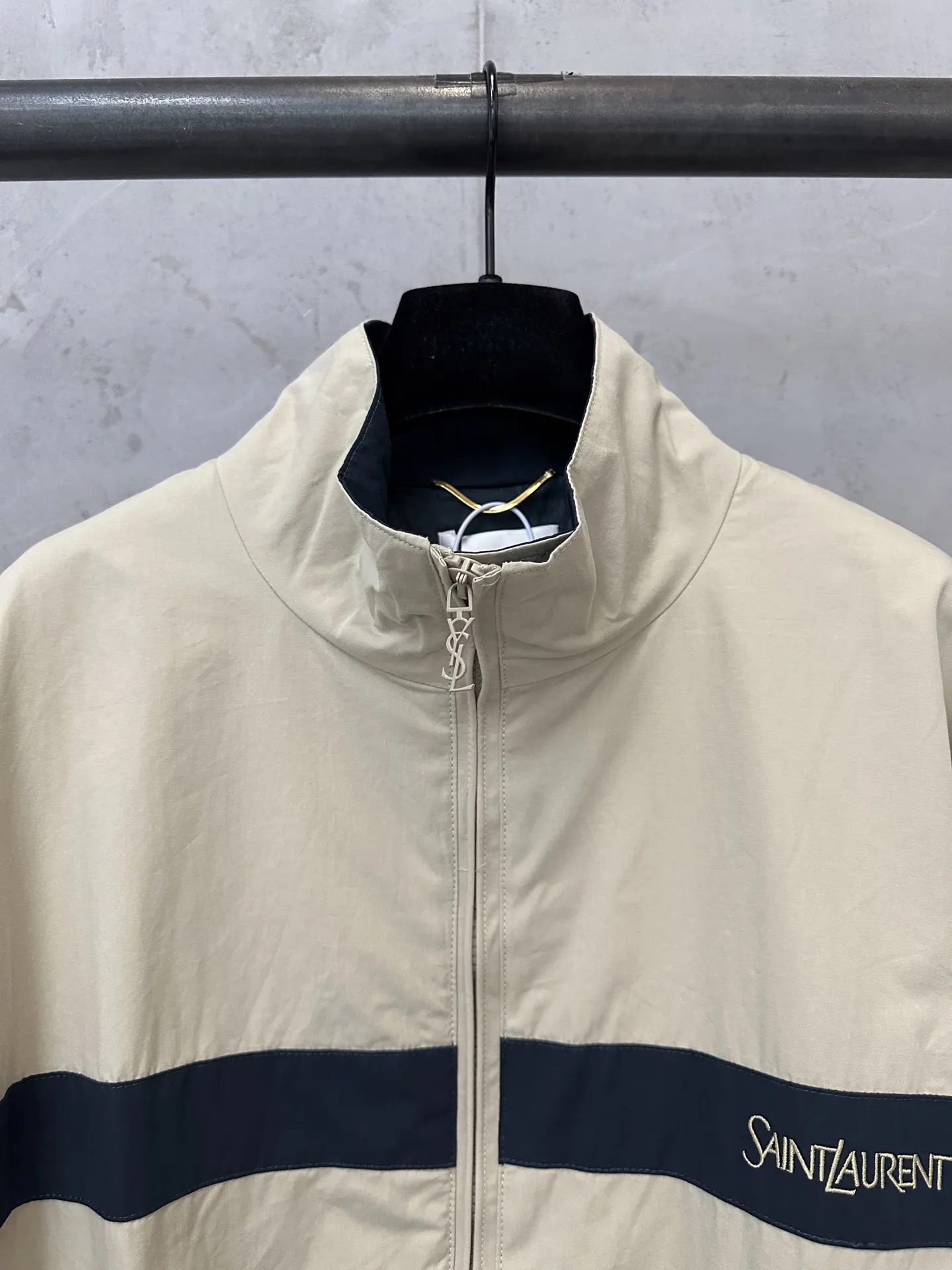 Embroidered Cotton Canvas Zip-Up Jacket D33021799 — view 5