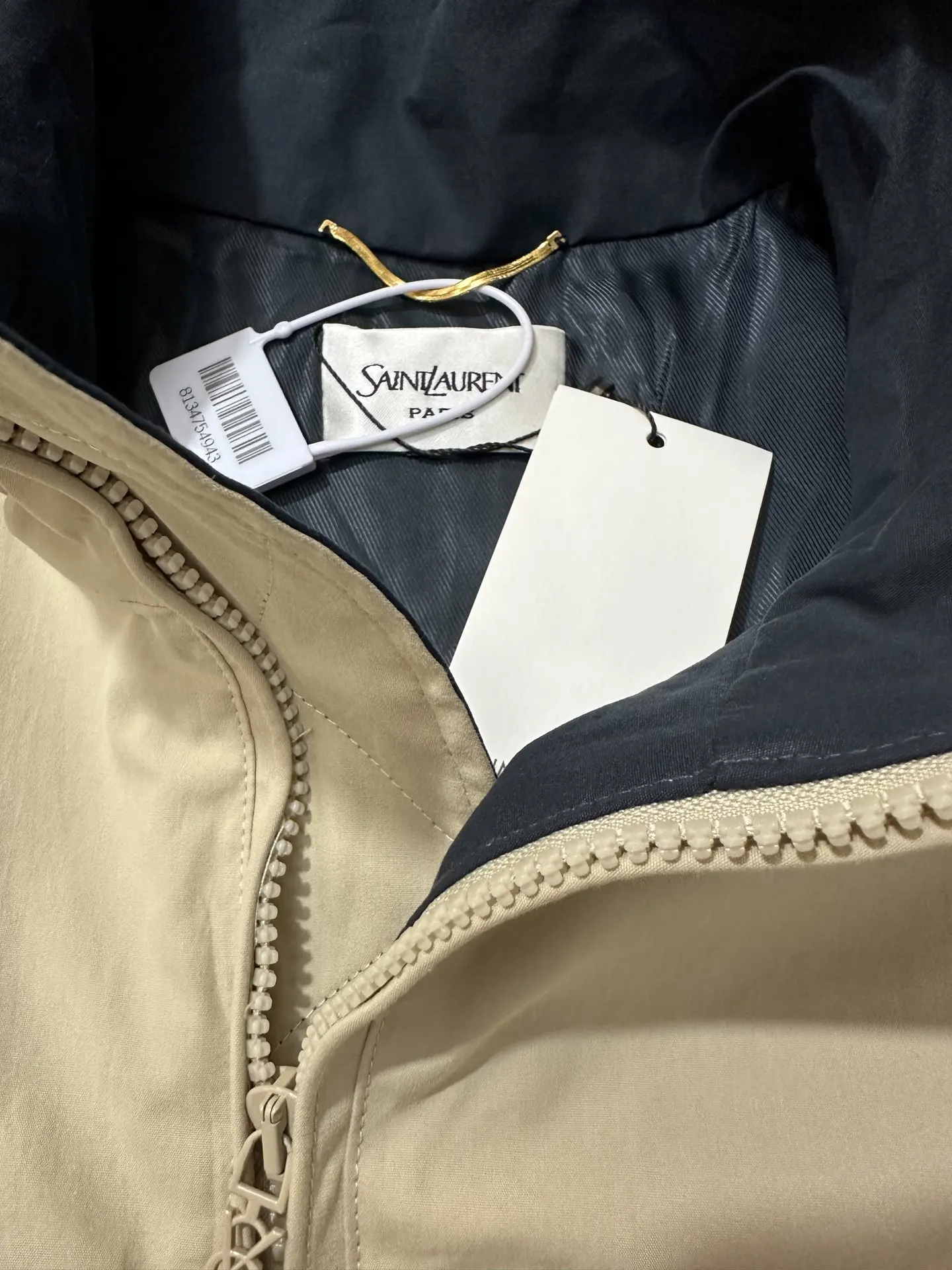 Embroidered Cotton Canvas Zip-Up Jacket D33021799 — view 6