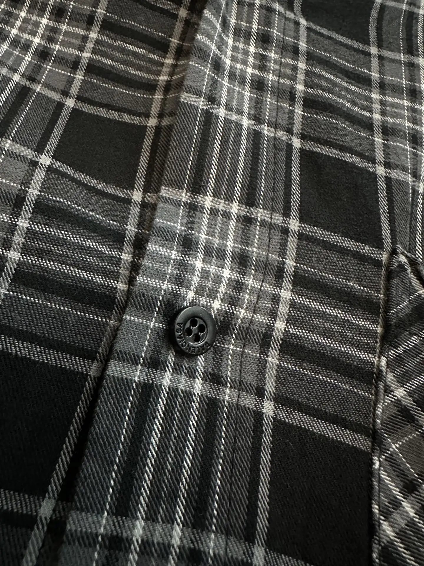 Panelled Checked Hooded Jacket D40012331 — view 8