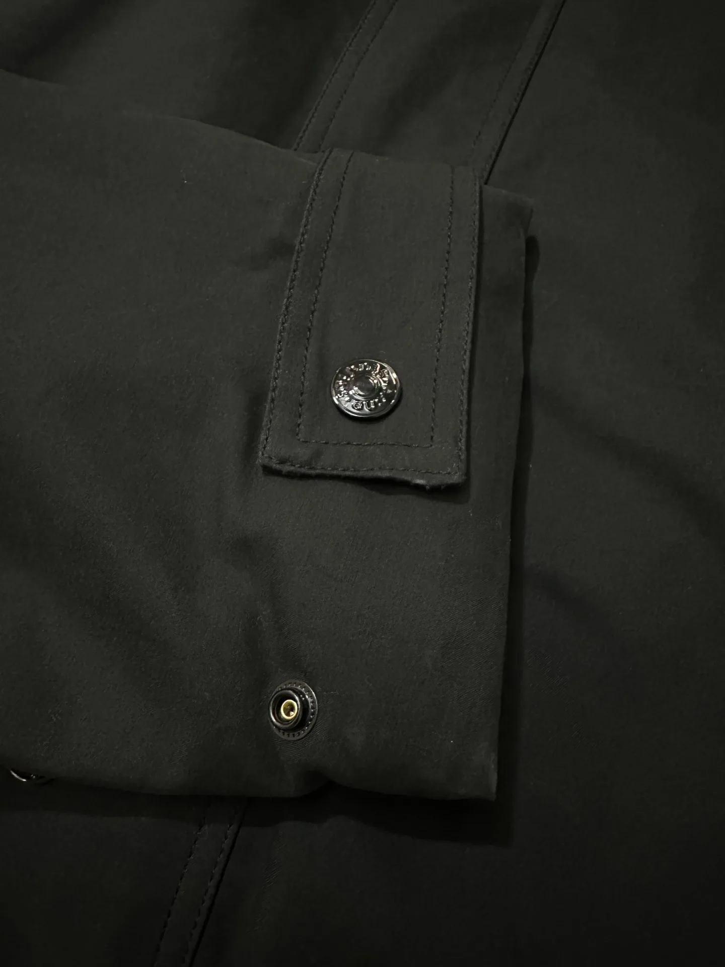 Leather-Trimmed Cotton Twill Jacket D44024439 — view 9