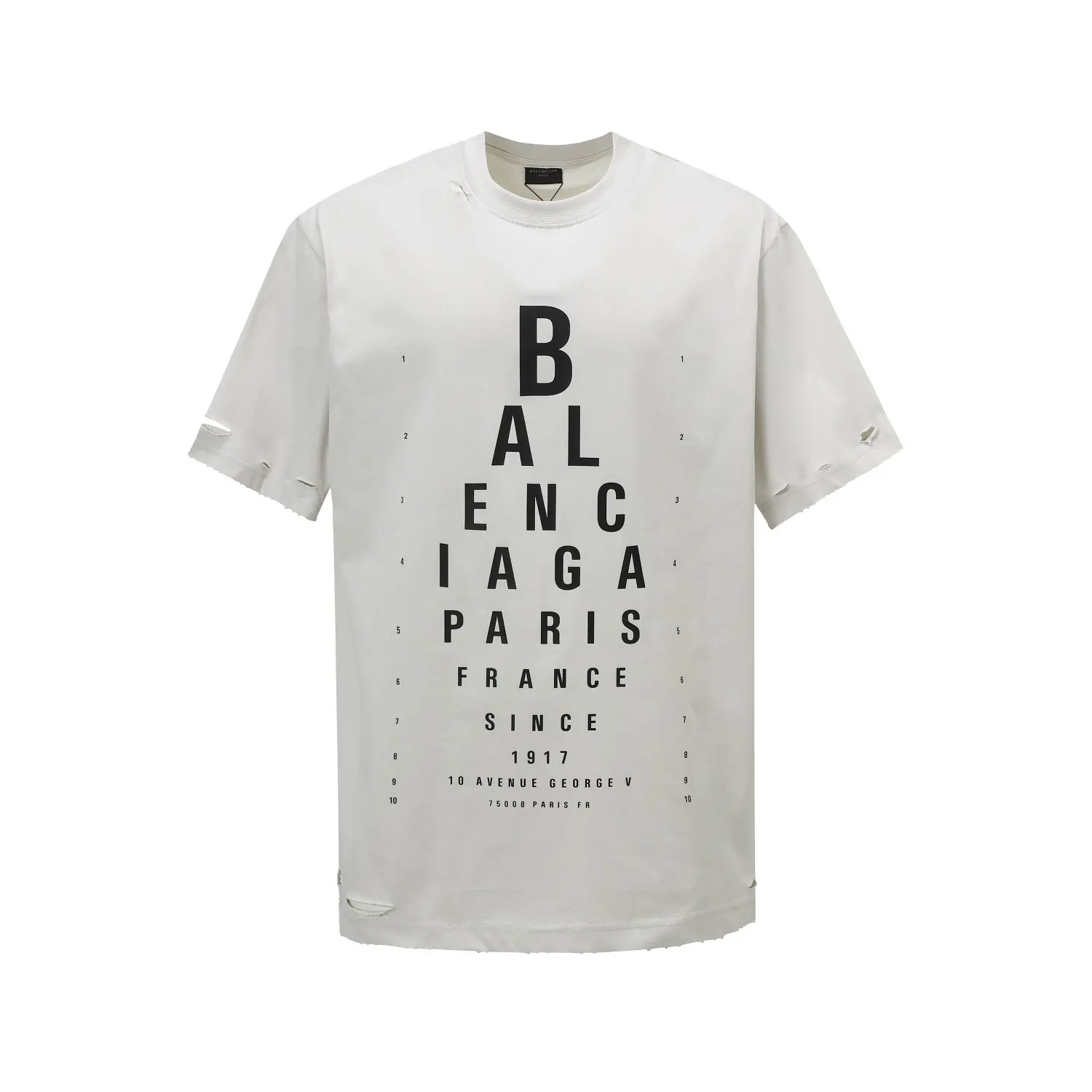 Distressed Eye Chart Logo T-Shirt D11519950