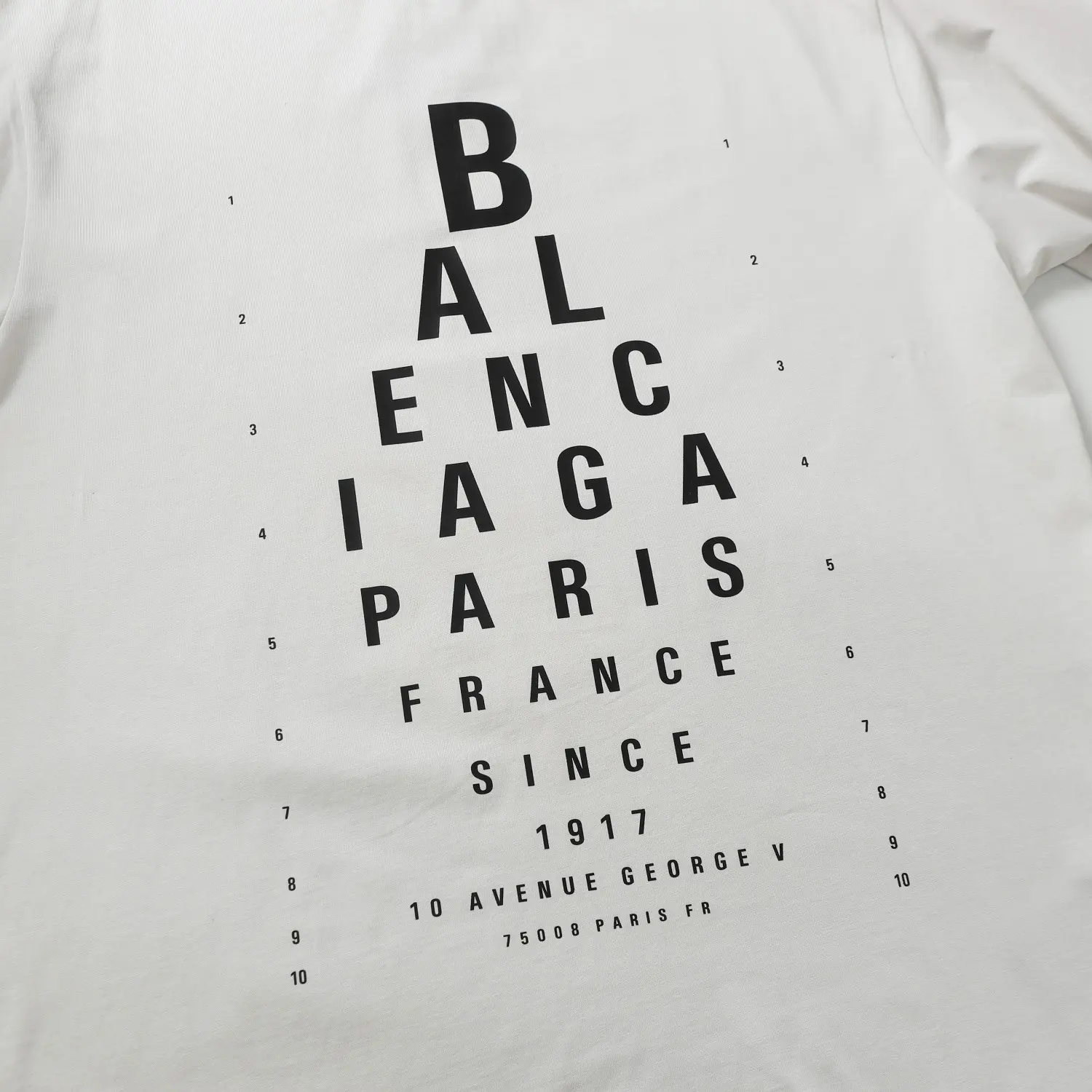 Distressed Eye Chart Logo T-Shirt D11519950 — view 7