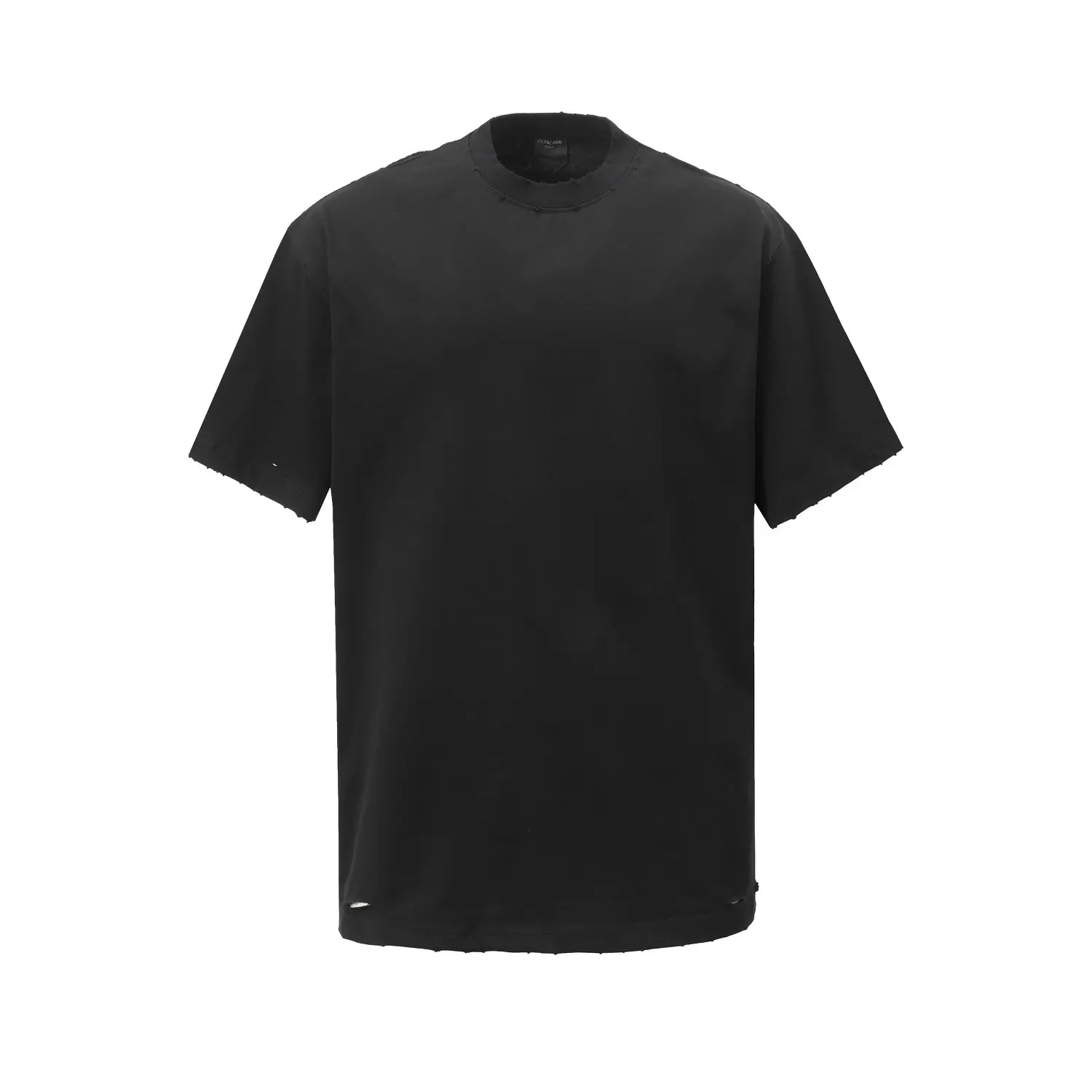Oversized Distressed Cotton-Jersey T-Shirt D11519960