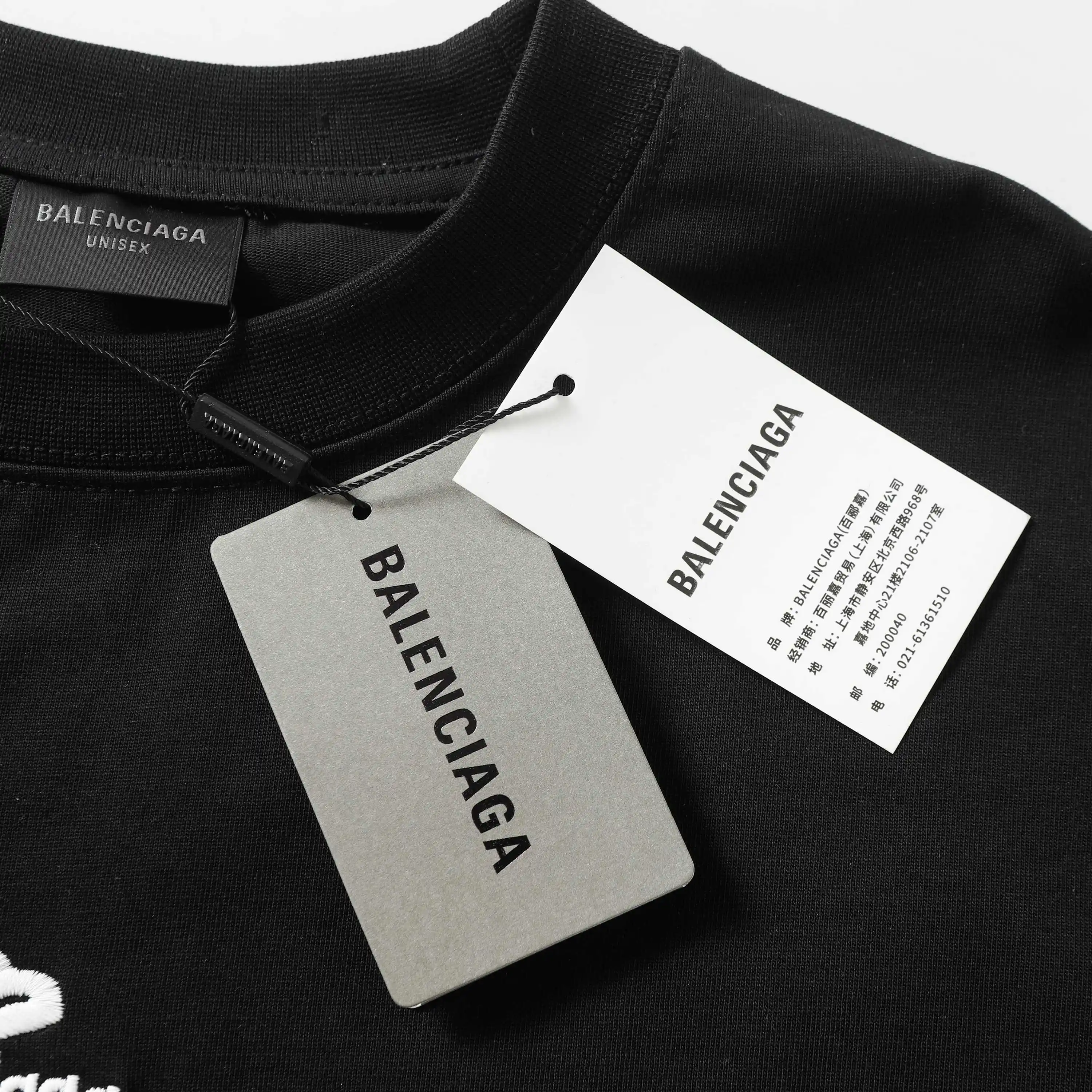 Logo Embroidery Oversized Cotton T-Shirt D15020020 — view 19
