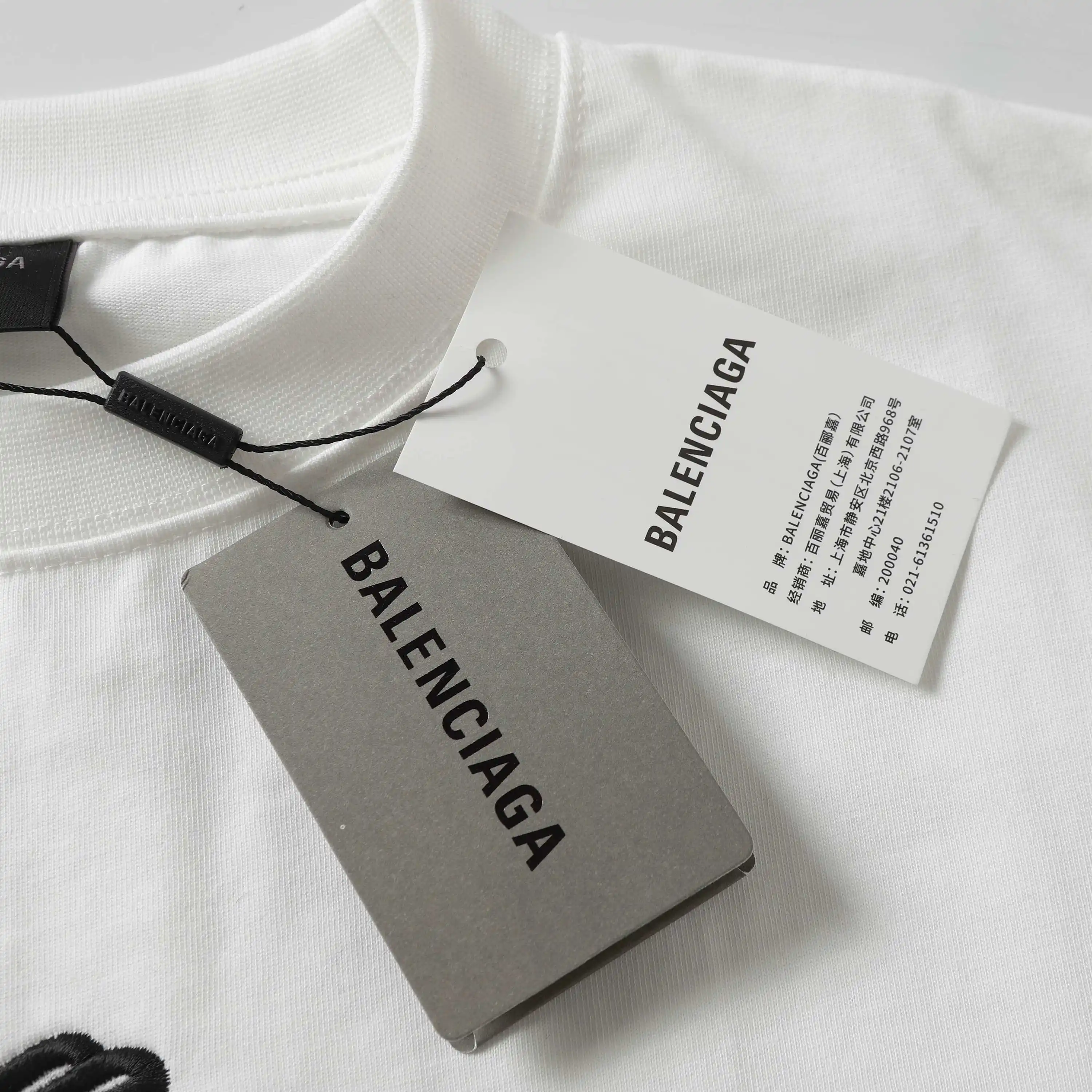 Logo Embroidery Oversized Cotton T-Shirt D15020020 — view 34