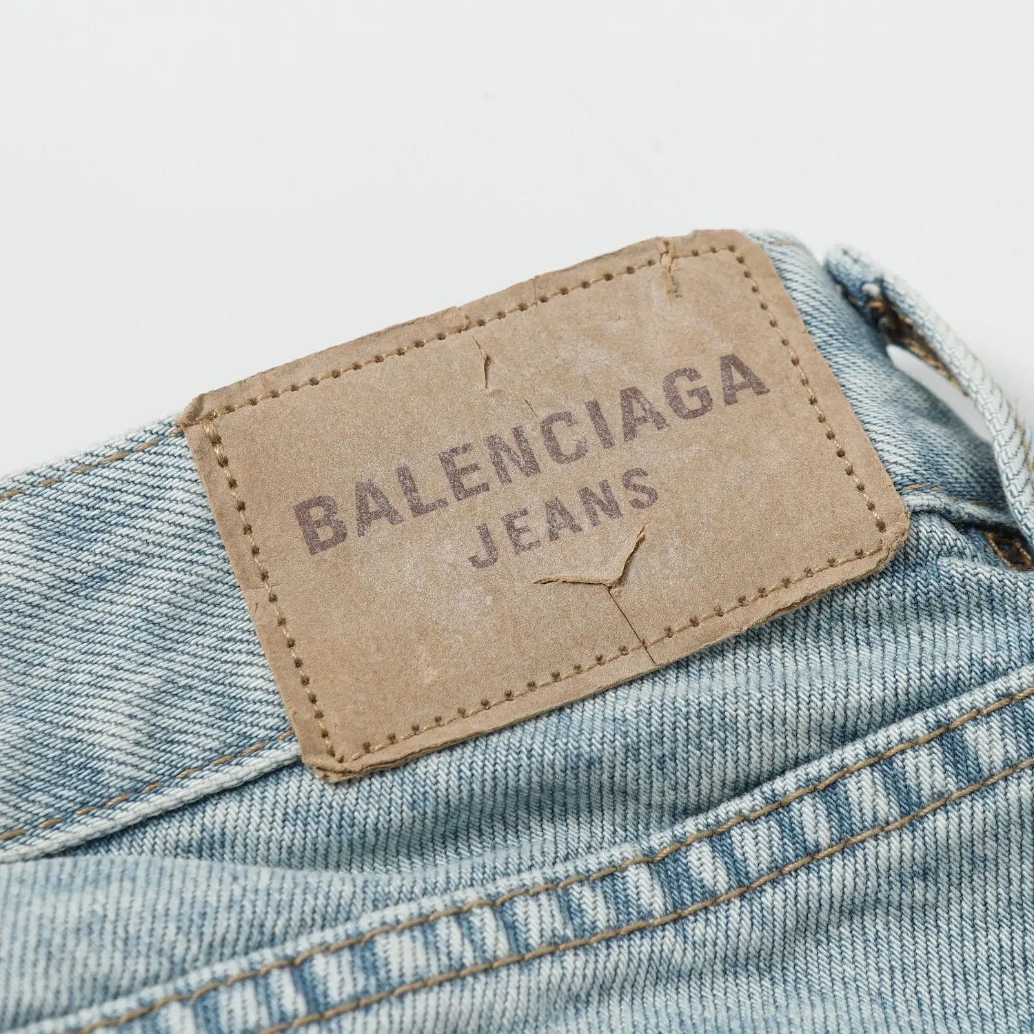 Panelled Wide-Leg Denim Jeans D28019915 — view 22