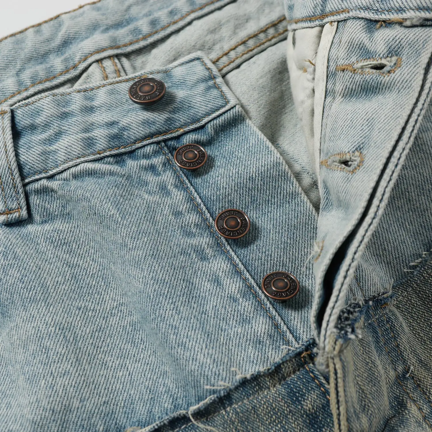 Panelled Wide-Leg Denim Jeans D28019915 — view 23