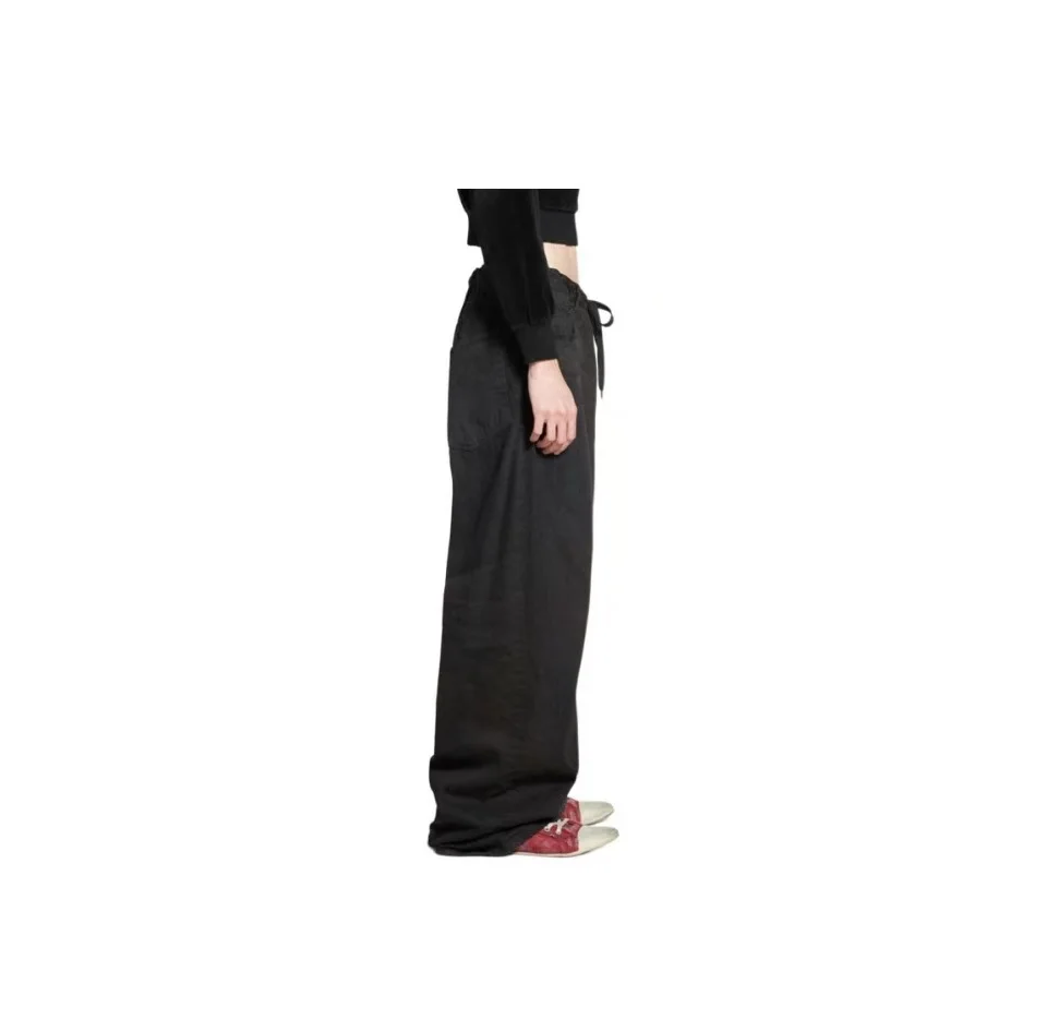 Asymmetric Paneled Straight-Leg Jeans D23521858 — view 7