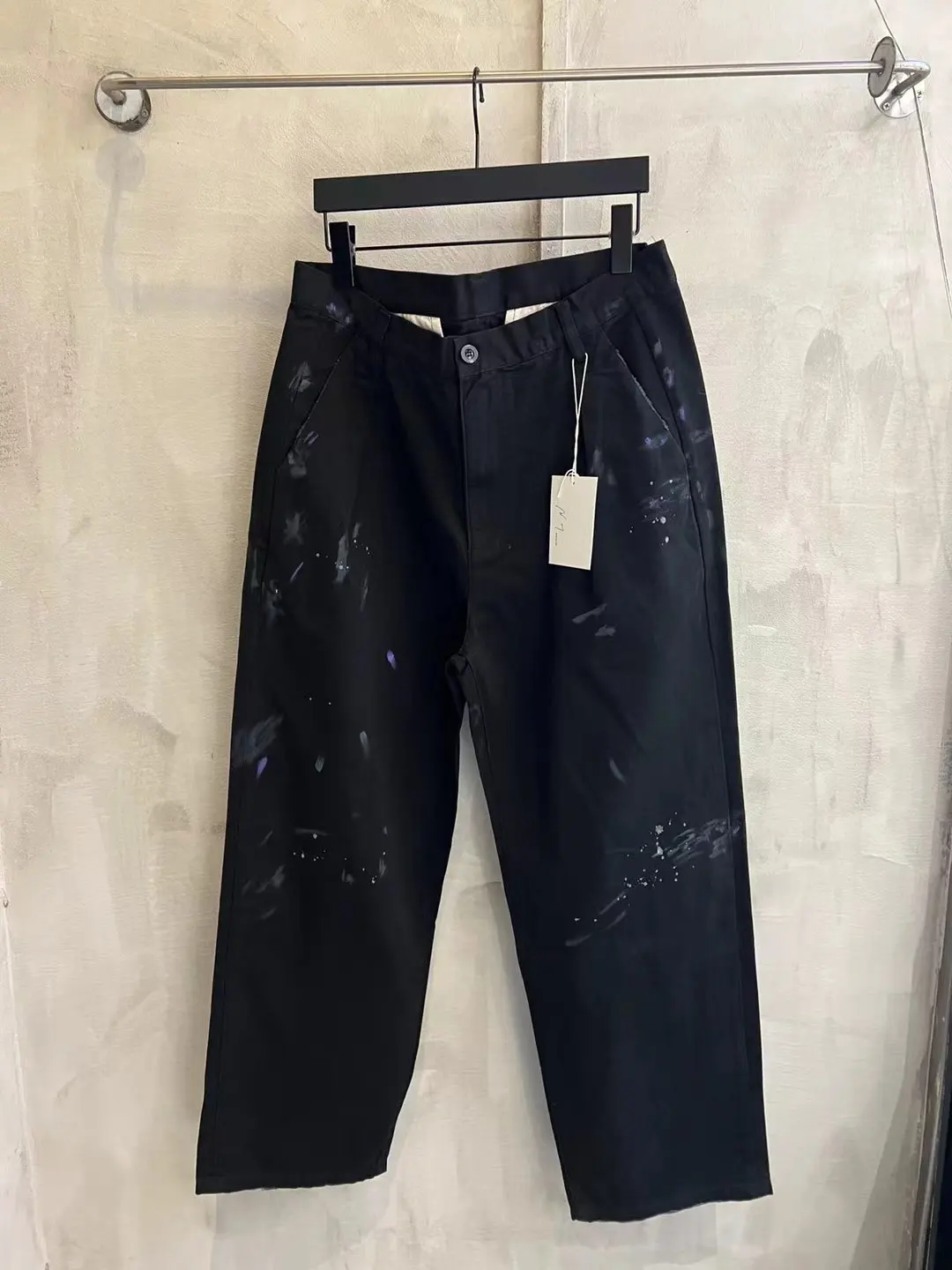 Ancellm Paint-Splatter Double-Pleat Trousers D18521852 — view 10