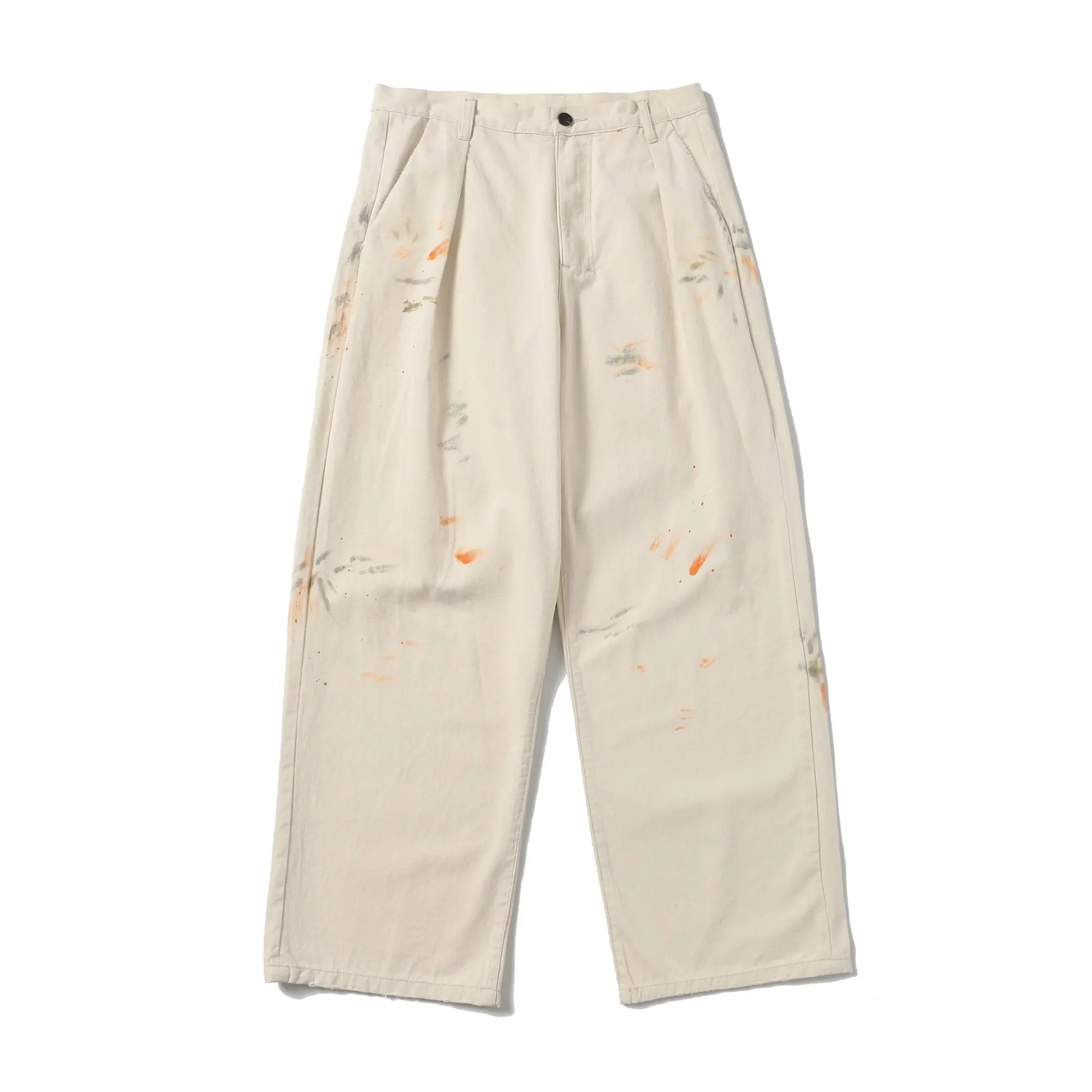 Ancellm Paint-Splatter Double-Pleat Trousers D18521852 — view 19