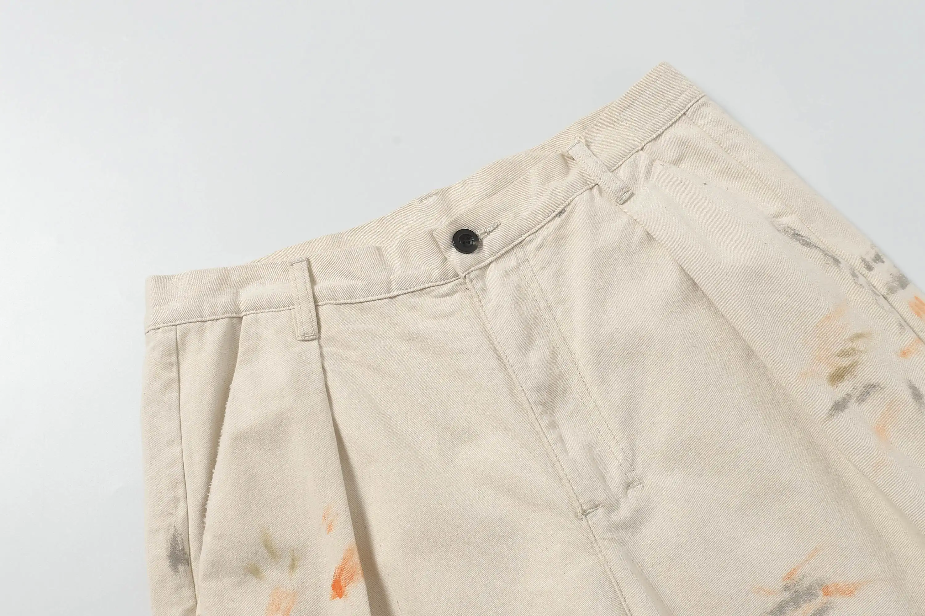 Ancellm Paint-Splatter Double-Pleat Trousers D18521852 — view 22