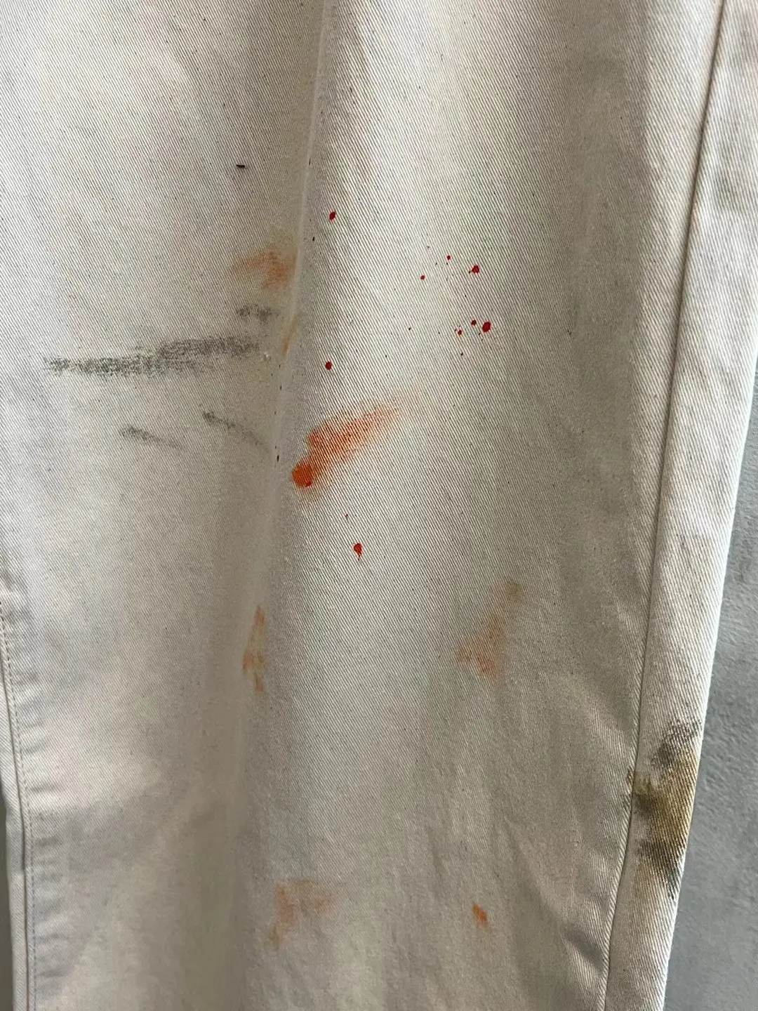 Ancellm Paint-Splatter Double-Pleat Trousers D18521852 — view 34