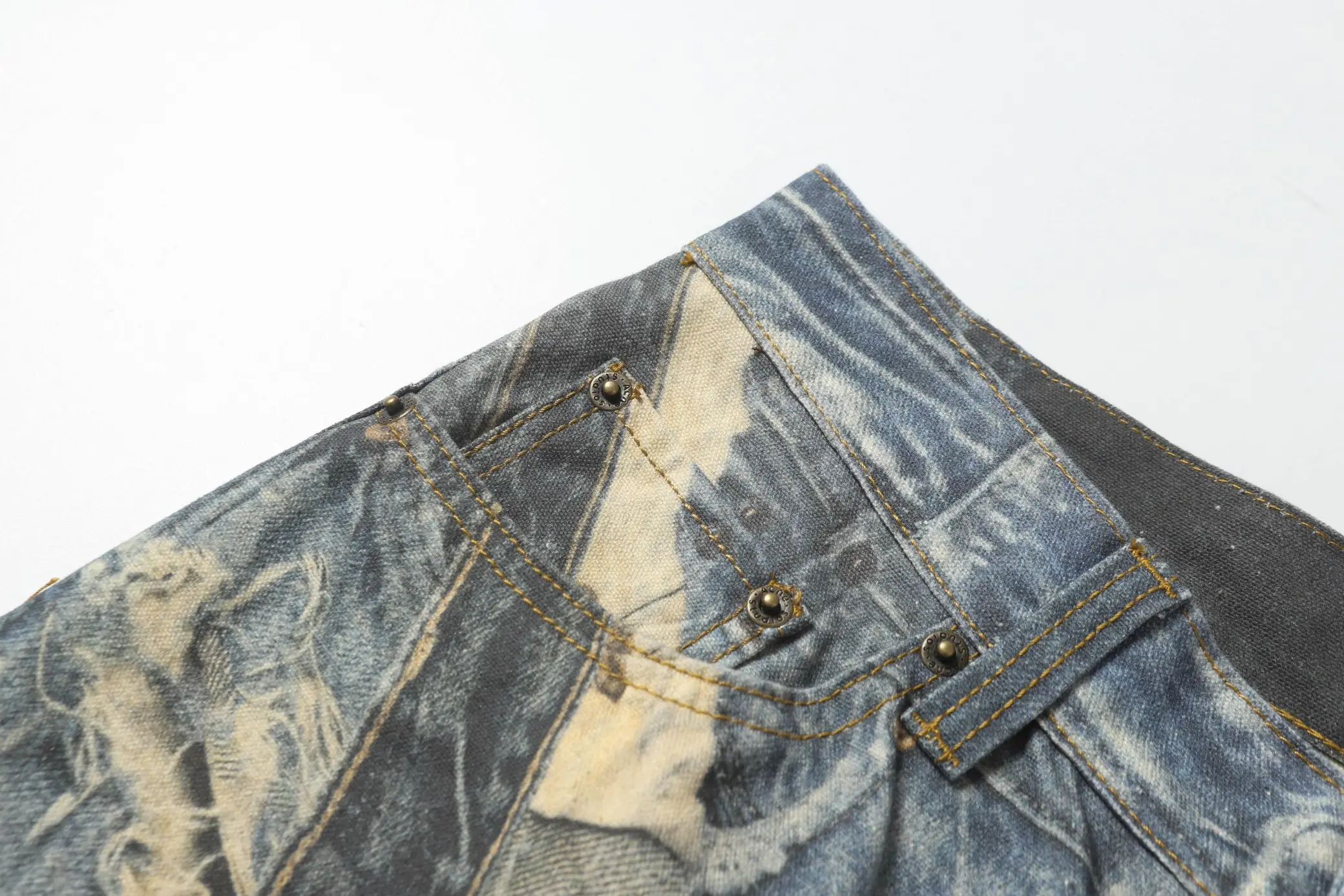 Digital Print Wide-Leg Jeans D25519936 — view 17