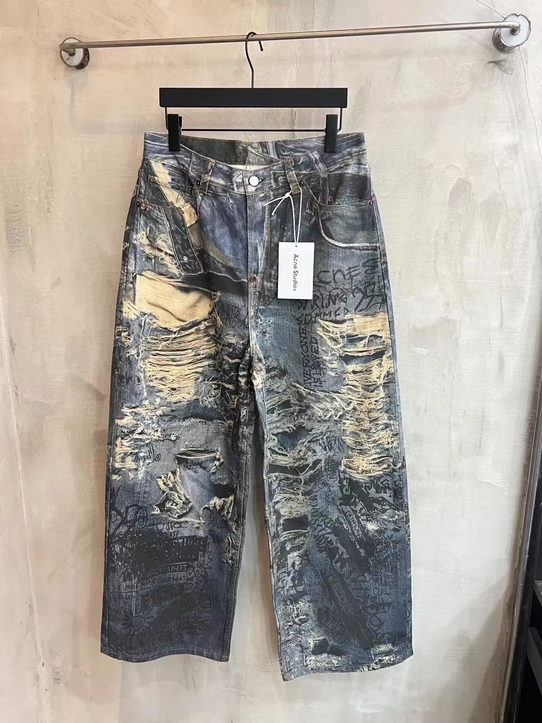 Digital Print Wide-Leg Jeans D25519936 — view 19