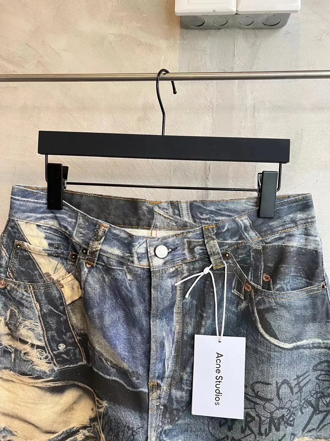 Digital Print Wide-Leg Jeans D25519936 — view 21