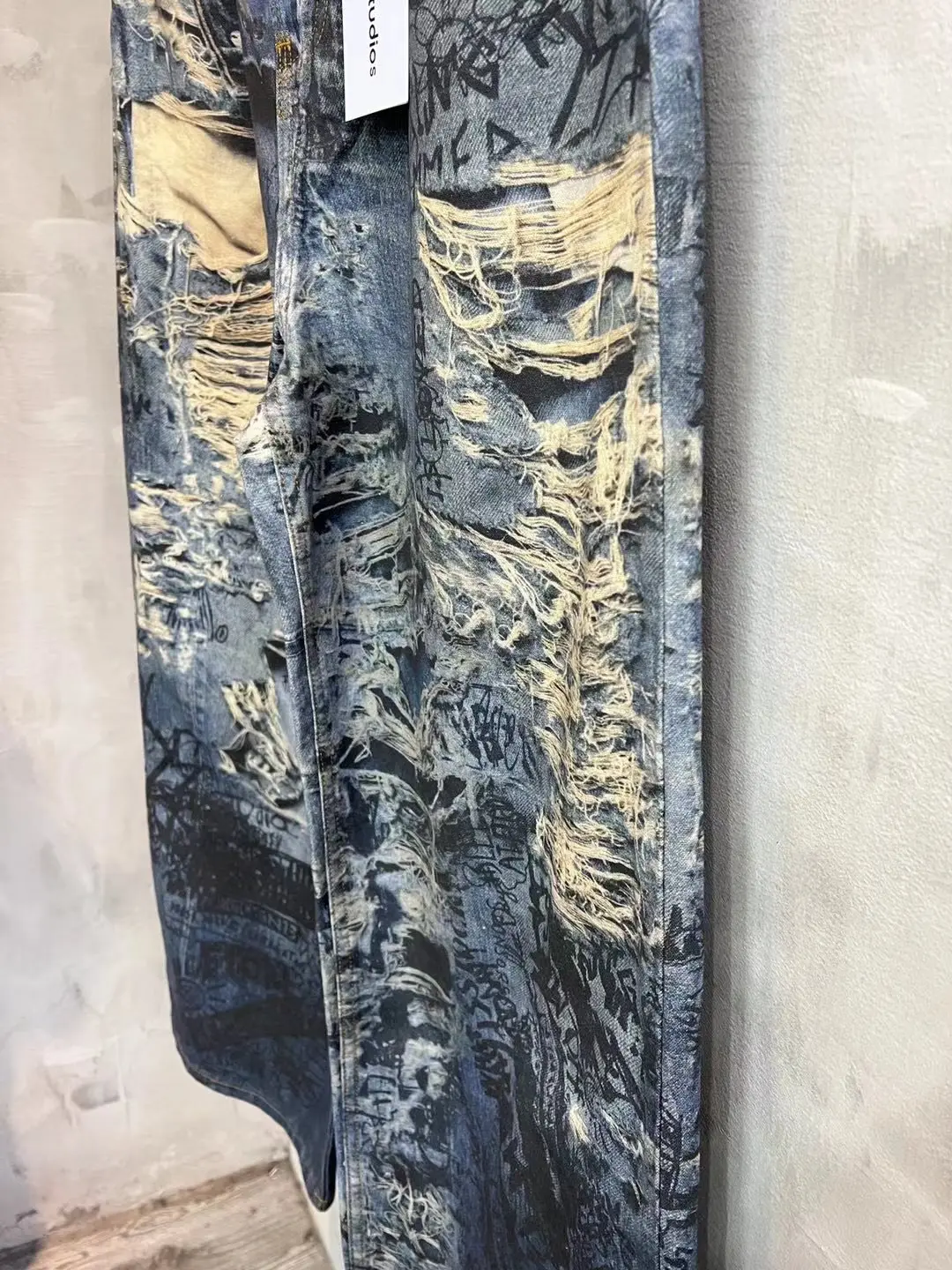 Digital Print Wide-Leg Jeans D25519936 — view 24
