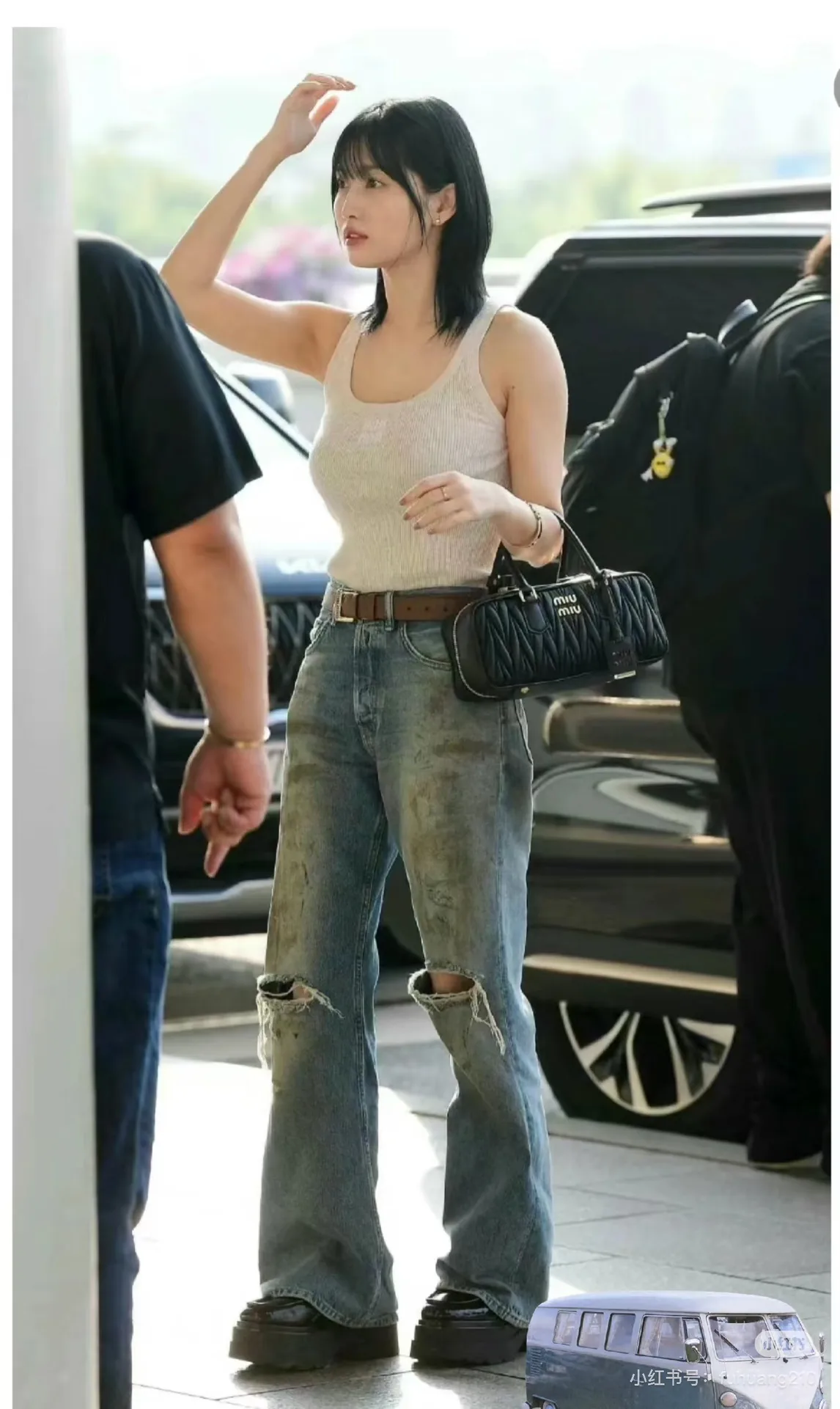 Acne Studios 2021 Loose-Fit Distressed Jeans D21521861 — view 6