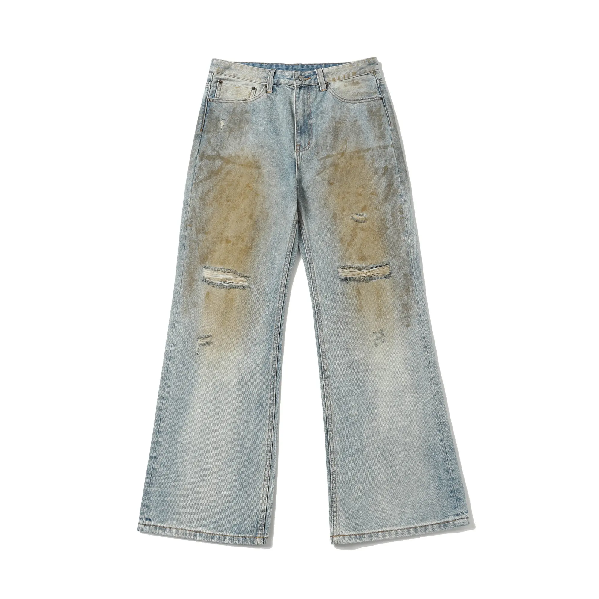 Acne Studios 2021 Loose-Fit Distressed Jeans D21521861 — view 10