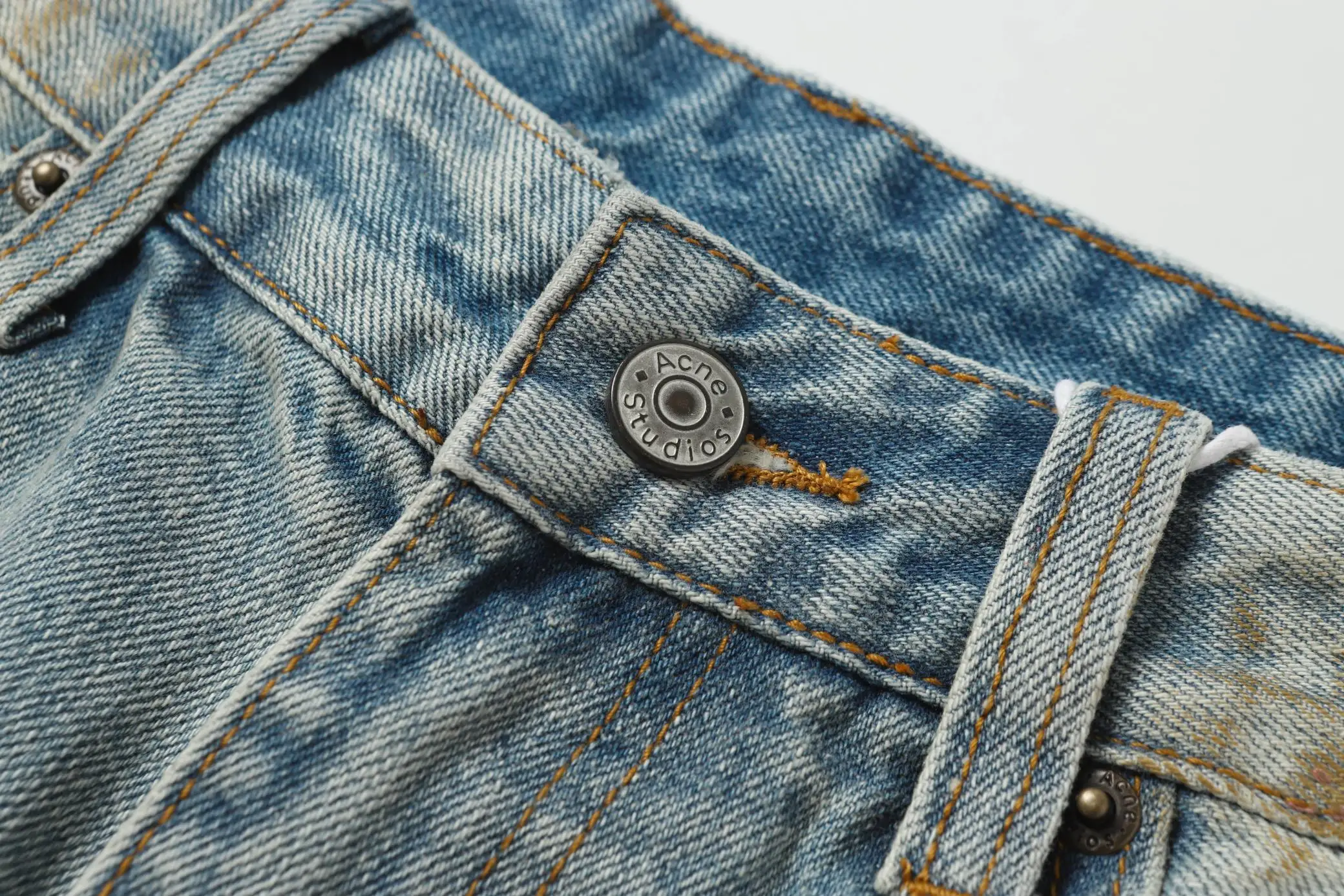 Acne Studios 2021 Loose-Fit Distressed Jeans D21521861 — view 14