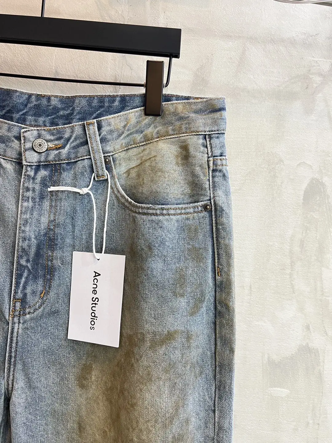 Acne Studios 2021 Loose-Fit Distressed Jeans D21521861 — view 21