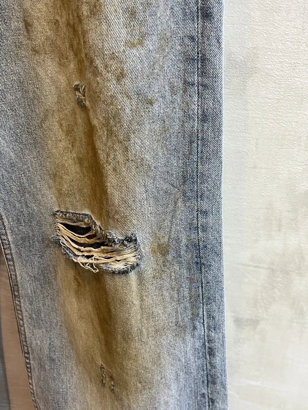 Acne Studios 2021 Loose-Fit Distressed Jeans D21521861 — view 22