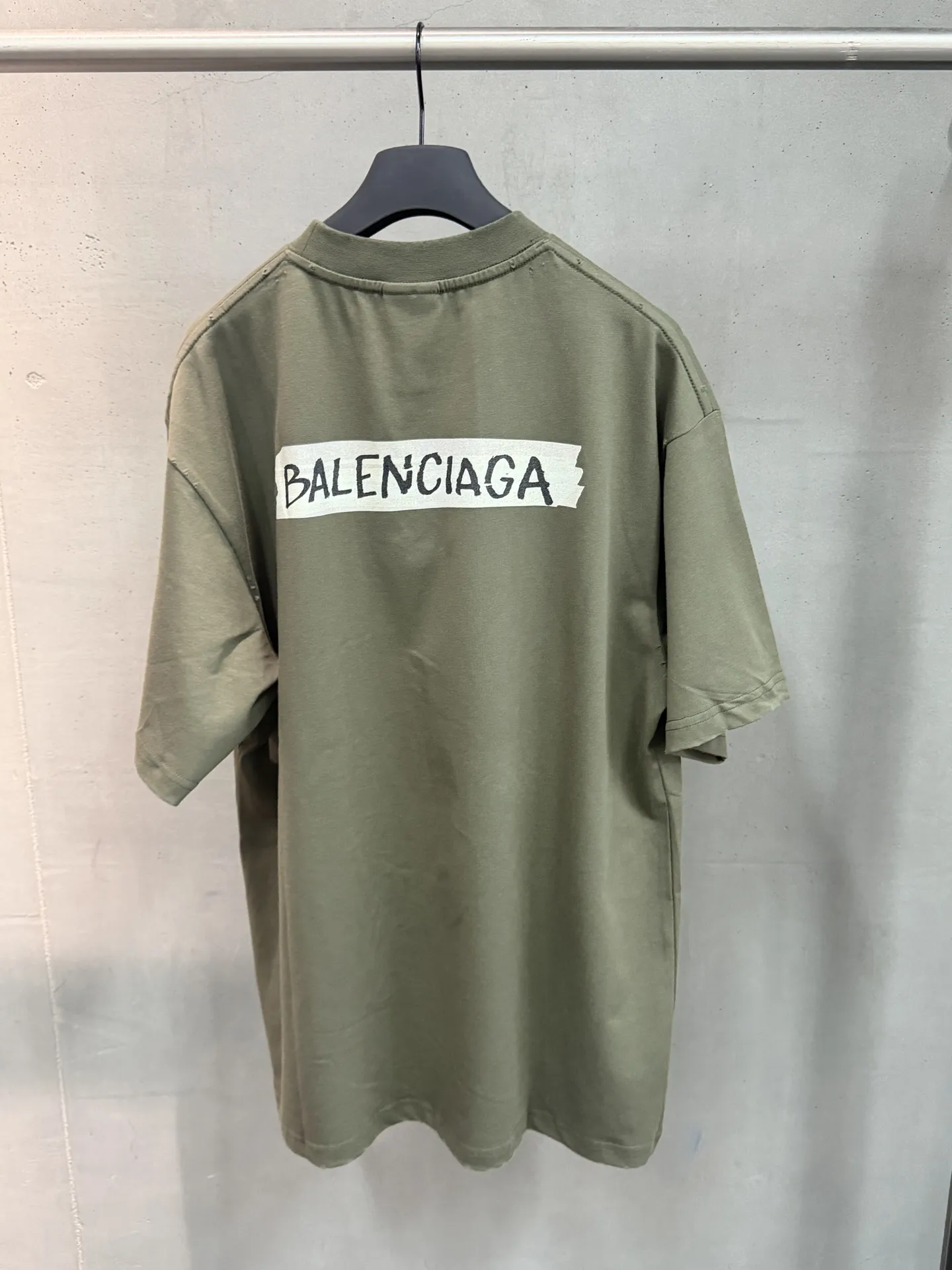 Tape Logo Oversized Cotton T-Shirt D15020052 — view 2