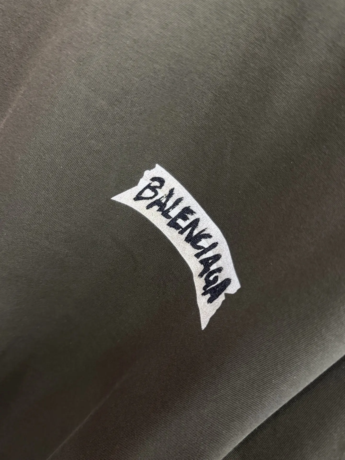 Tape Logo Oversized Cotton T-Shirt D15020052 — view 5