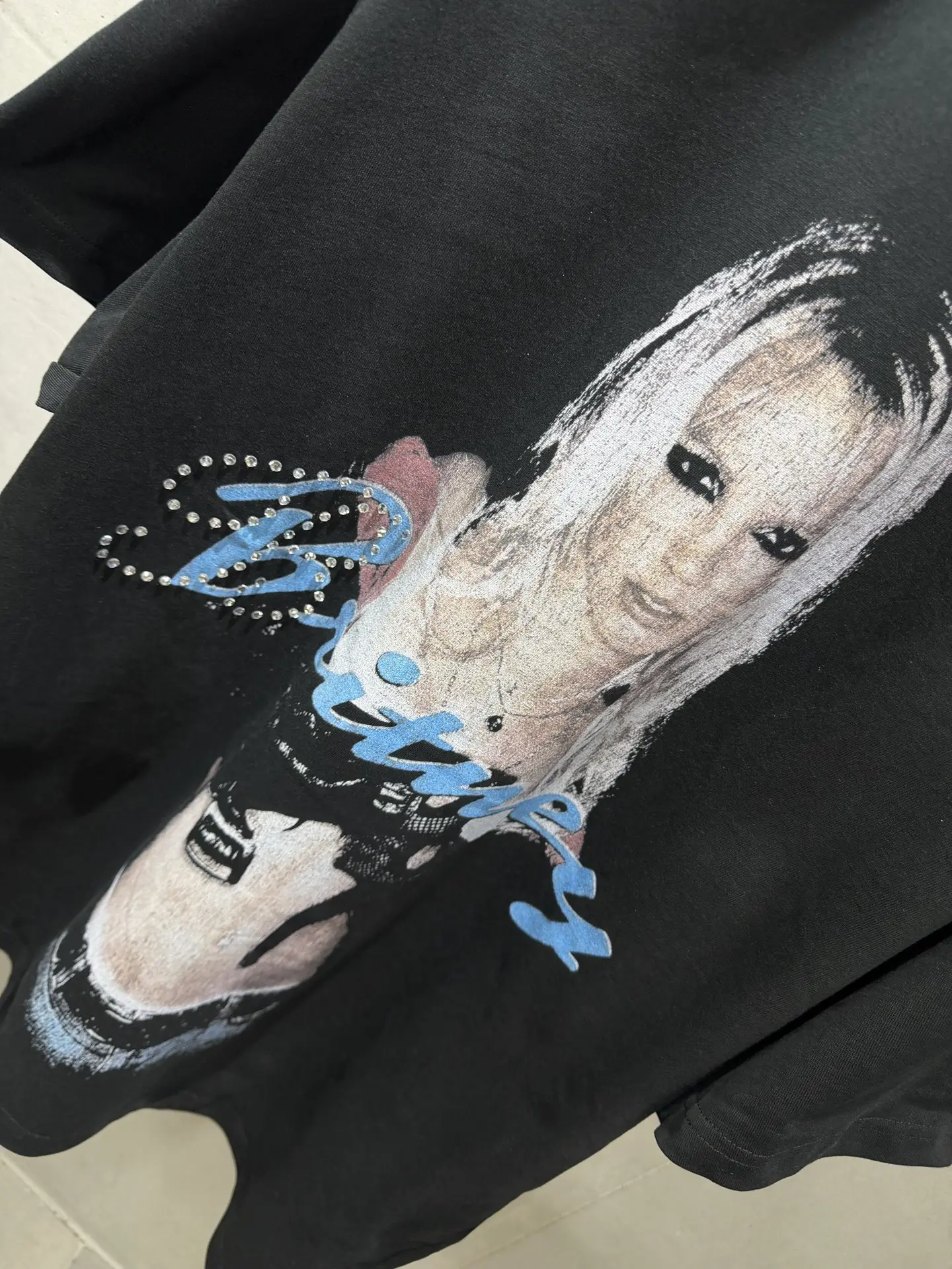 Britney Spears Graphic Print Oversized T-Shirt D15520043 — view 6