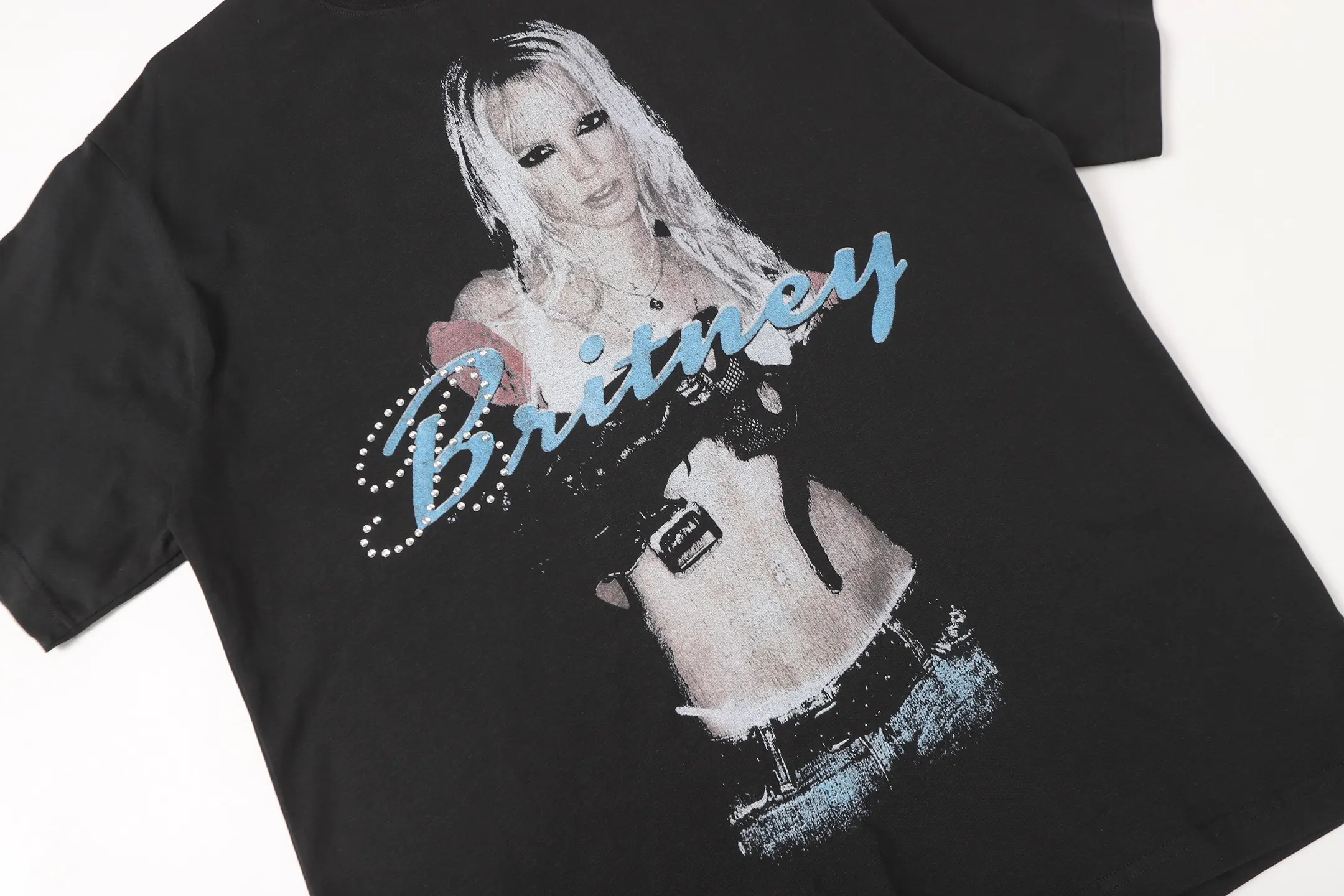 Britney Spears Graphic Print Oversized T-Shirt D15520044 — view 5