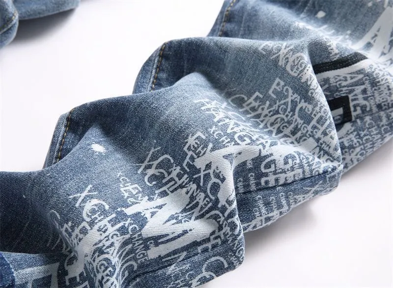 Logo Patch Paint-Splatter Slim-Fit Jeans D14523127 — view 9