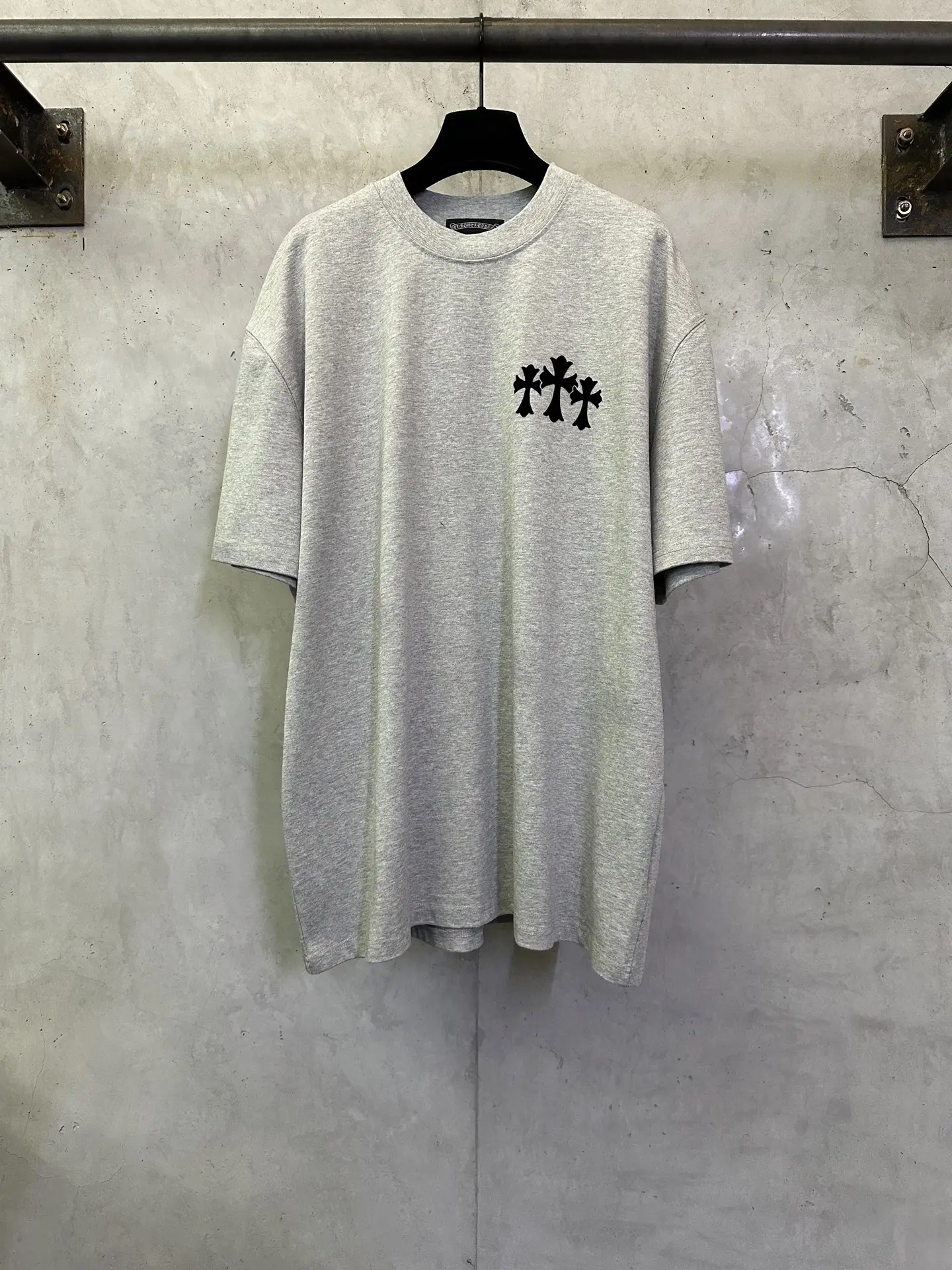 Logo-Print Heavyweight Cotton T-Shirt D17511976