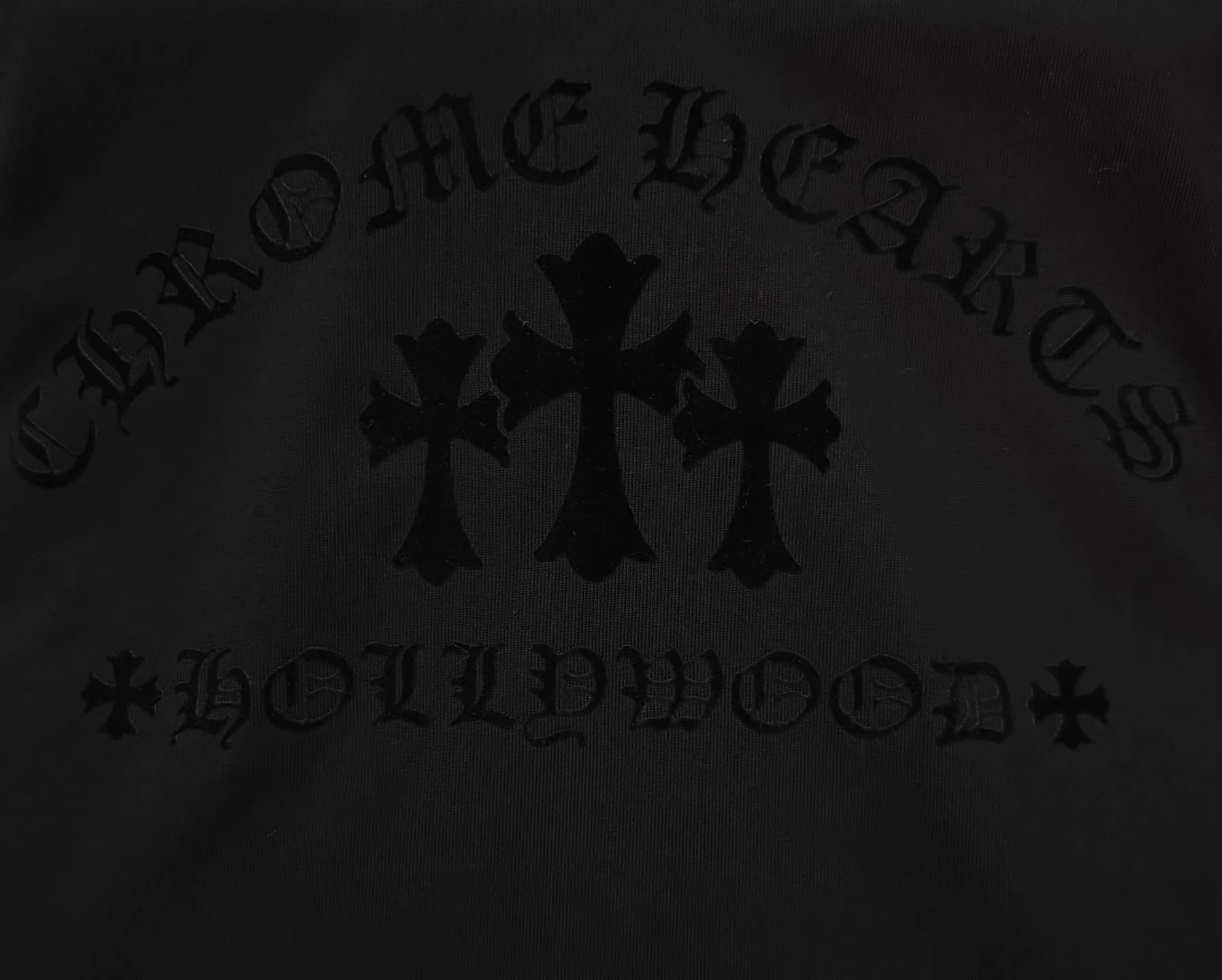 Cross Flocked Logo Heavyweight Cotton T-Shirt D17511978 — view 8