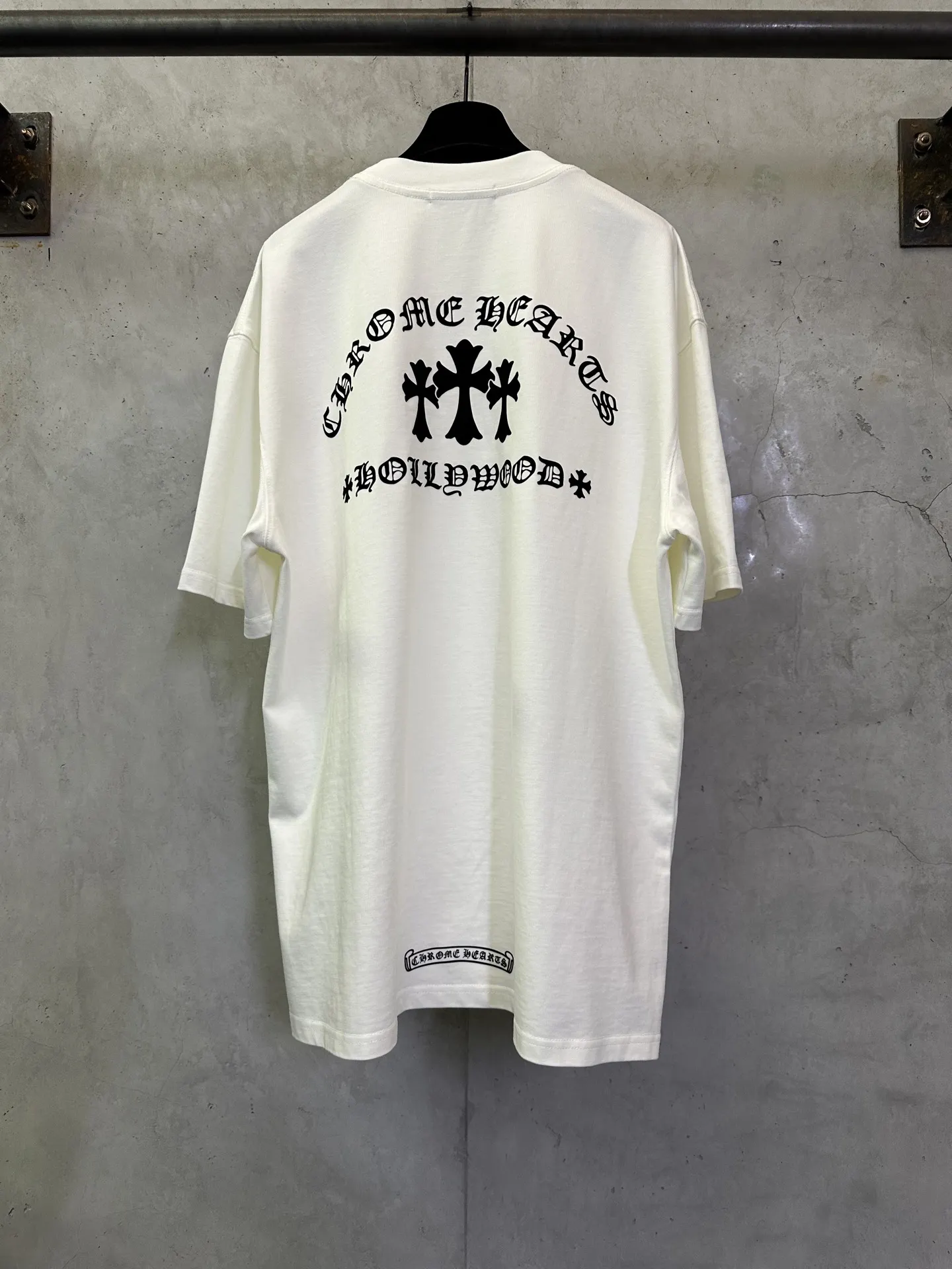 Cross Flocked Logo Cotton T-Shirt D17511977 — view 2