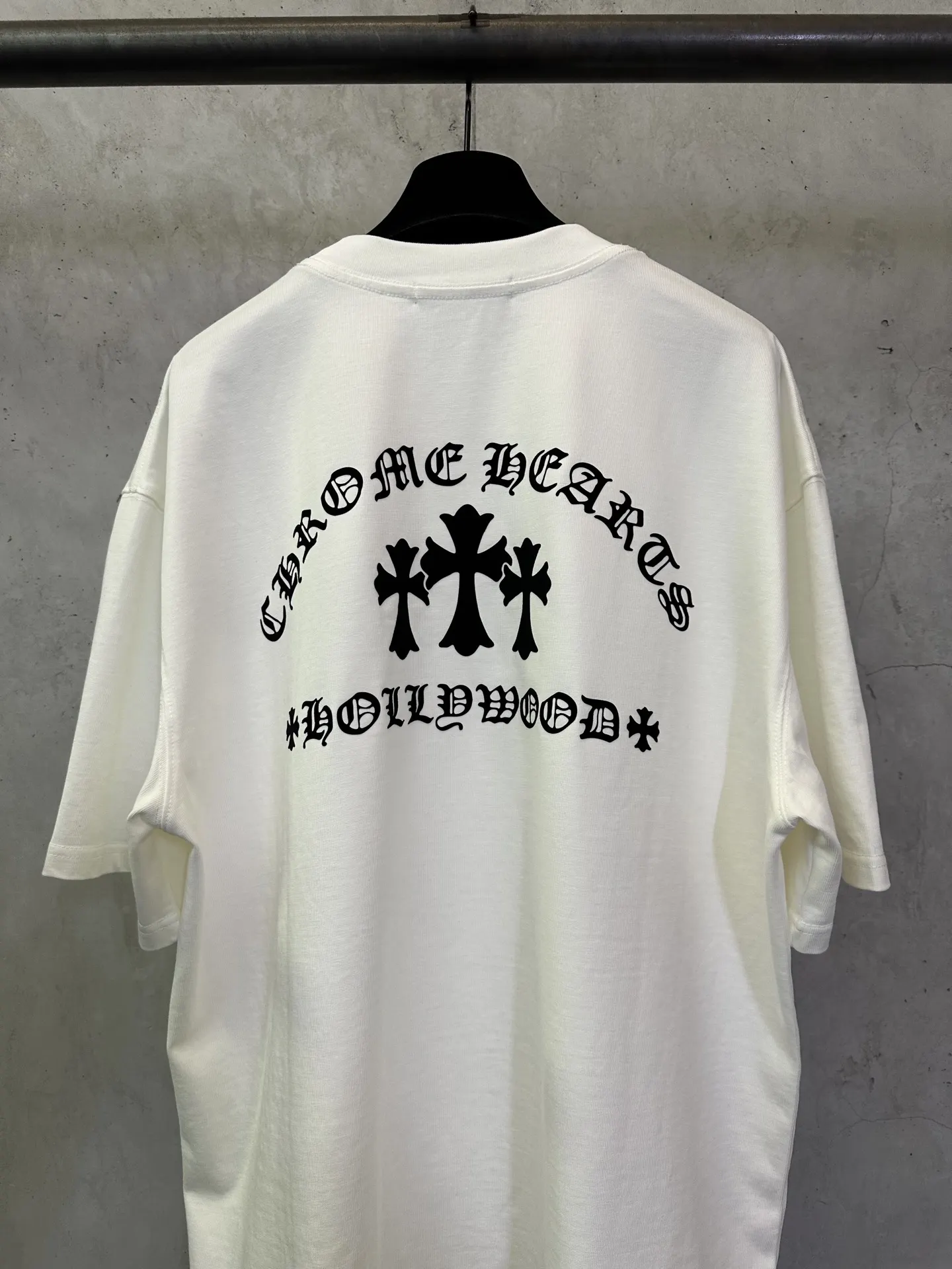 Cross Flocked Logo Cotton T-Shirt D17511977 — view 5