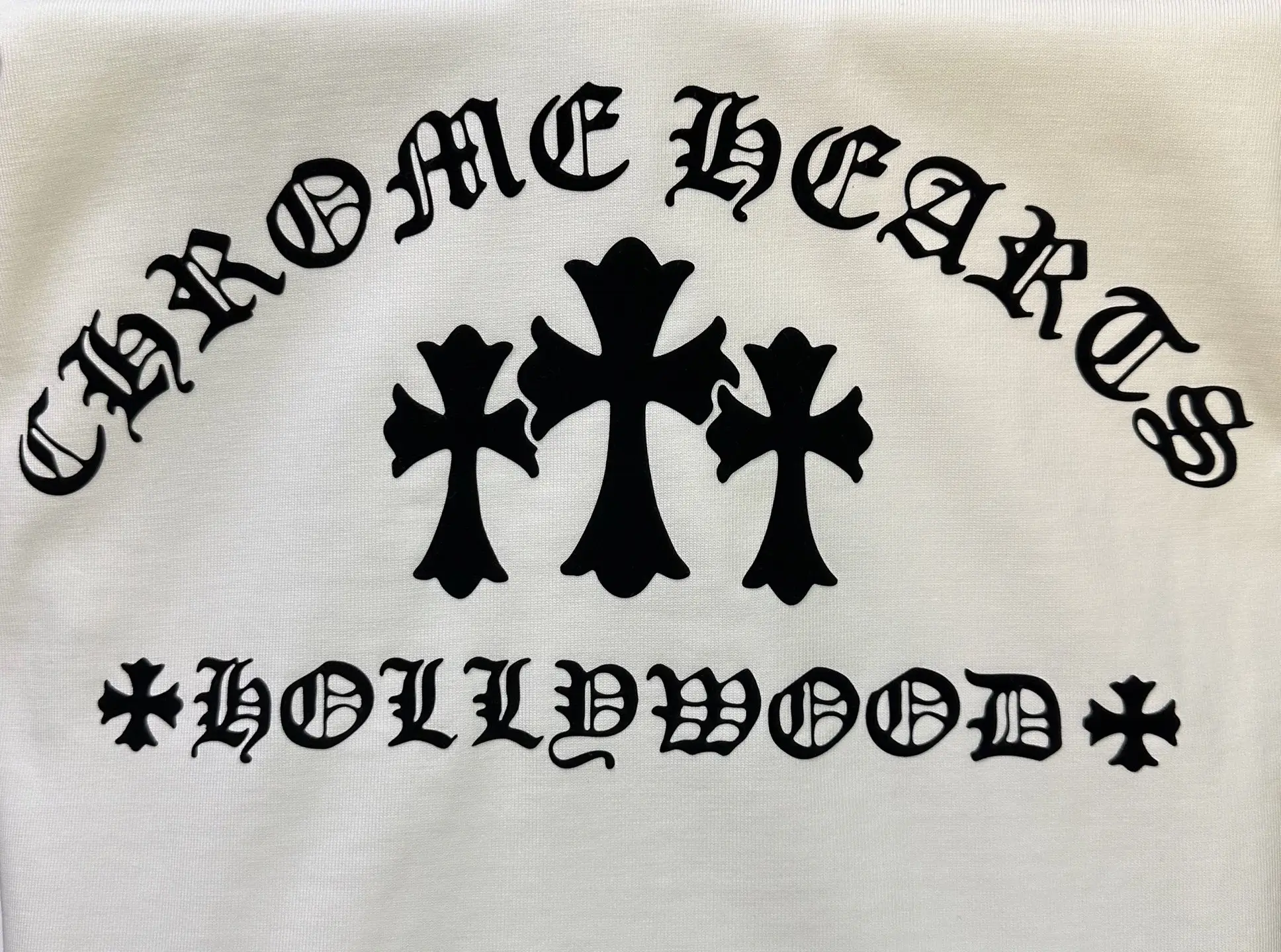 Cross Flocked Logo Cotton T-Shirt D17511977 — view 8