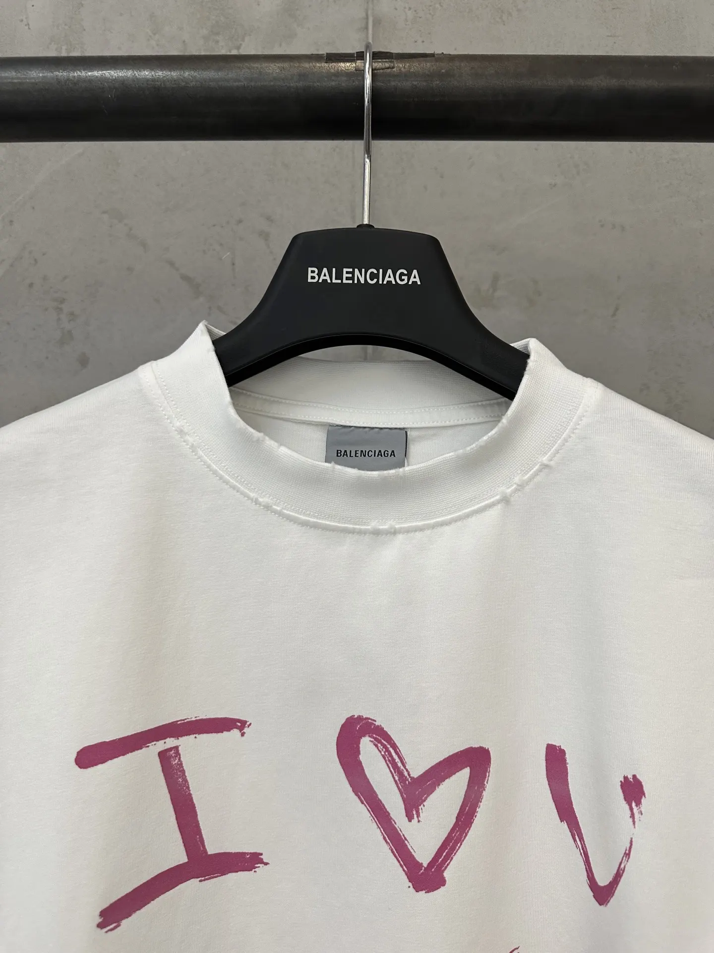 I Love U Graphic Oversized T-Shirt D18018960 — view 5