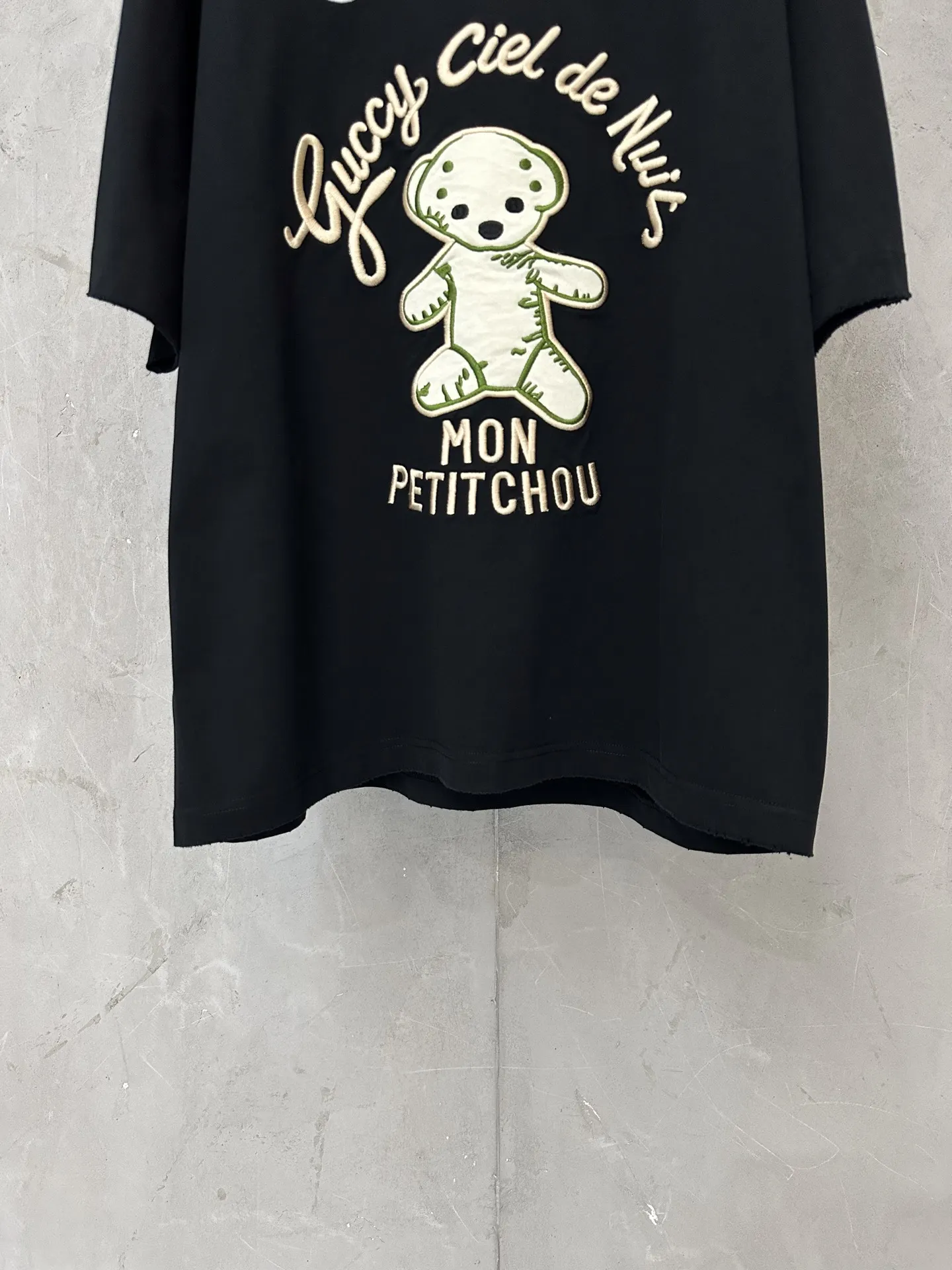 Teddy Bear Embroidered Cotton T-Shirt D18011954 — view 4