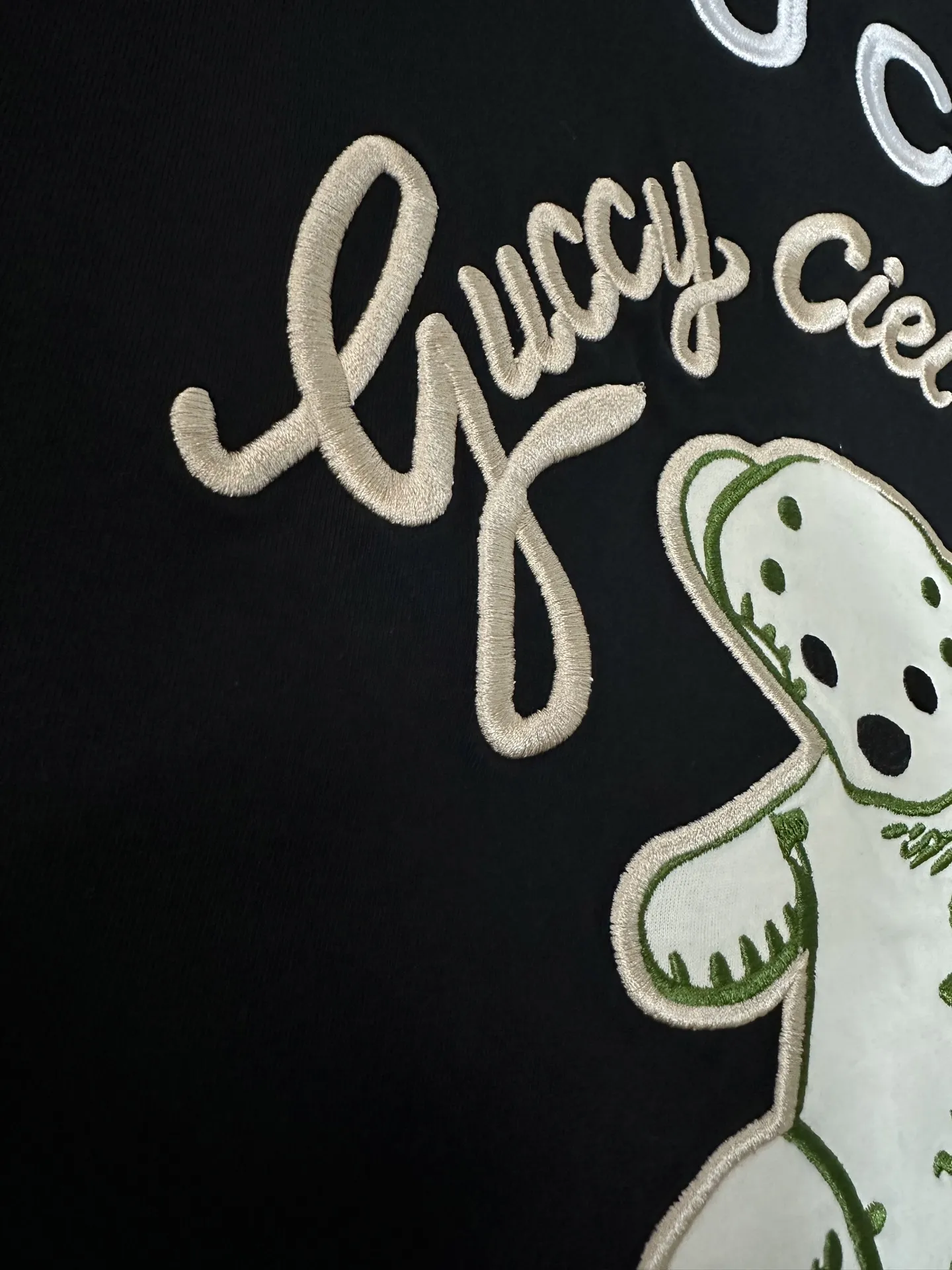 Teddy Bear Embroidered Cotton T-Shirt D18011954 — view 7