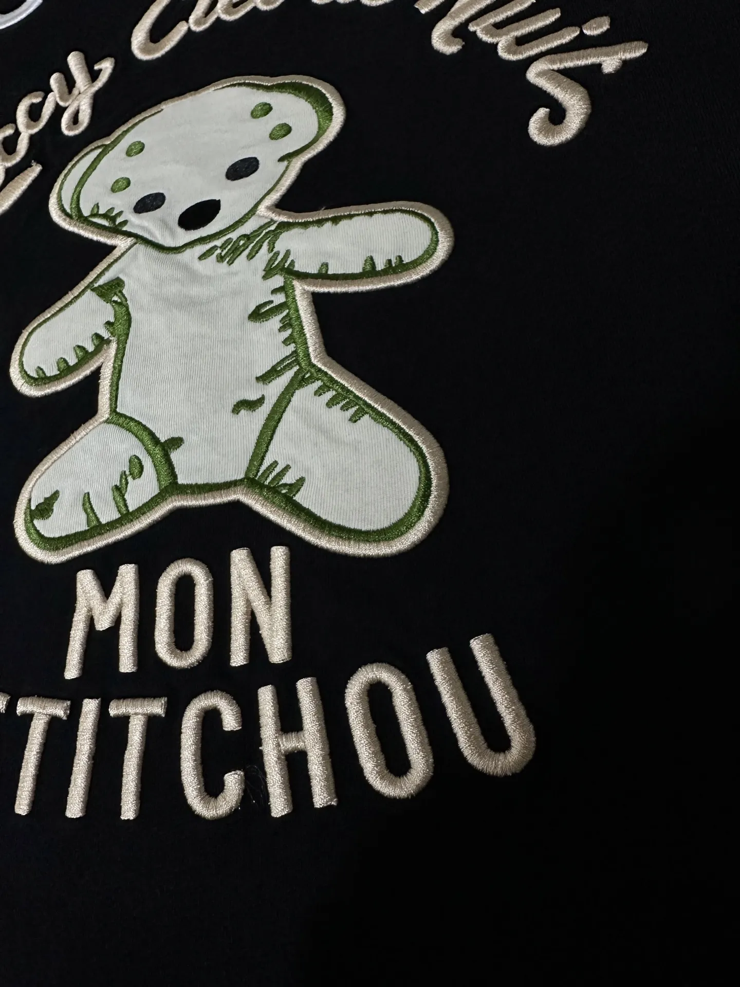 Teddy Bear Embroidered Cotton T-Shirt D18011954 — view 8