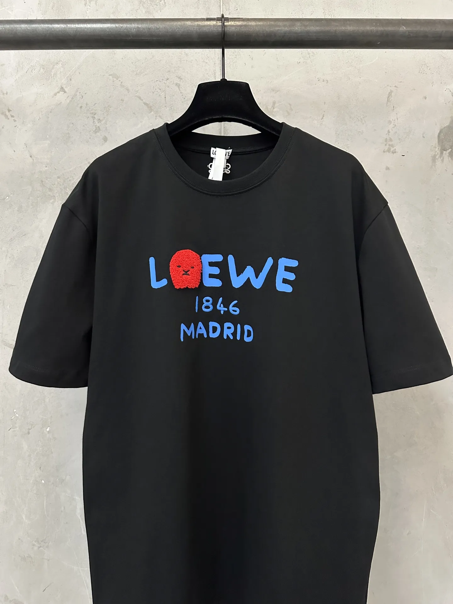 Embroidered Logo Cotton T-Shirt D18018982 — view 3