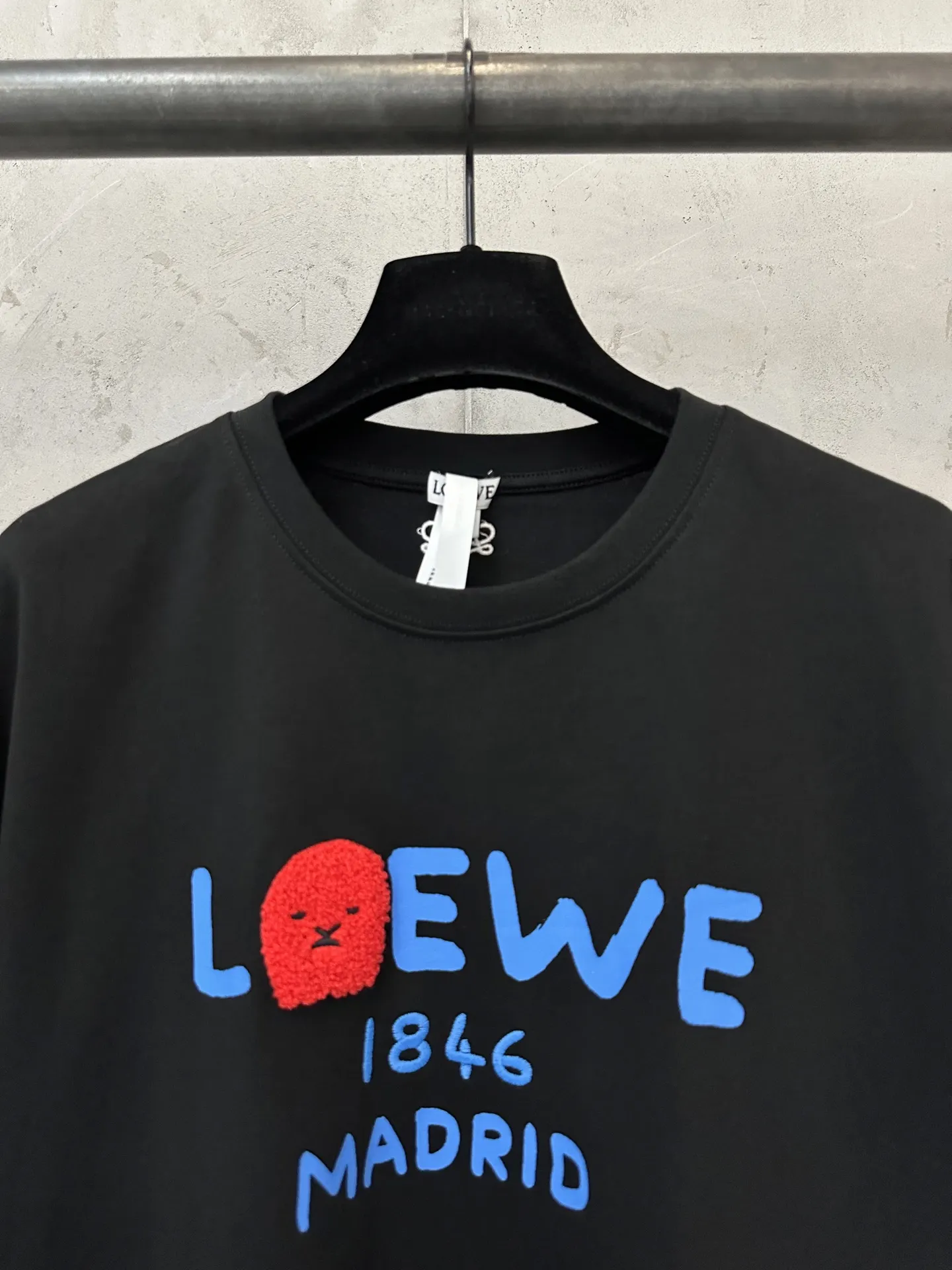 Embroidered Logo Cotton T-Shirt D18018982 — view 5