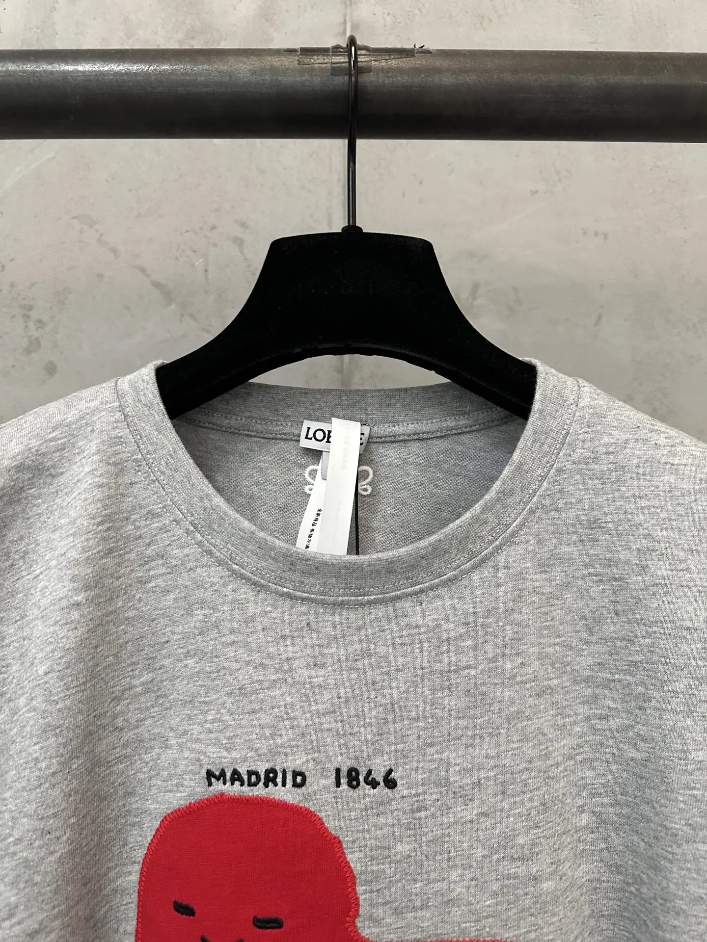 Embroidered Lion Logo Cotton T-Shirt D18018980 — view 5