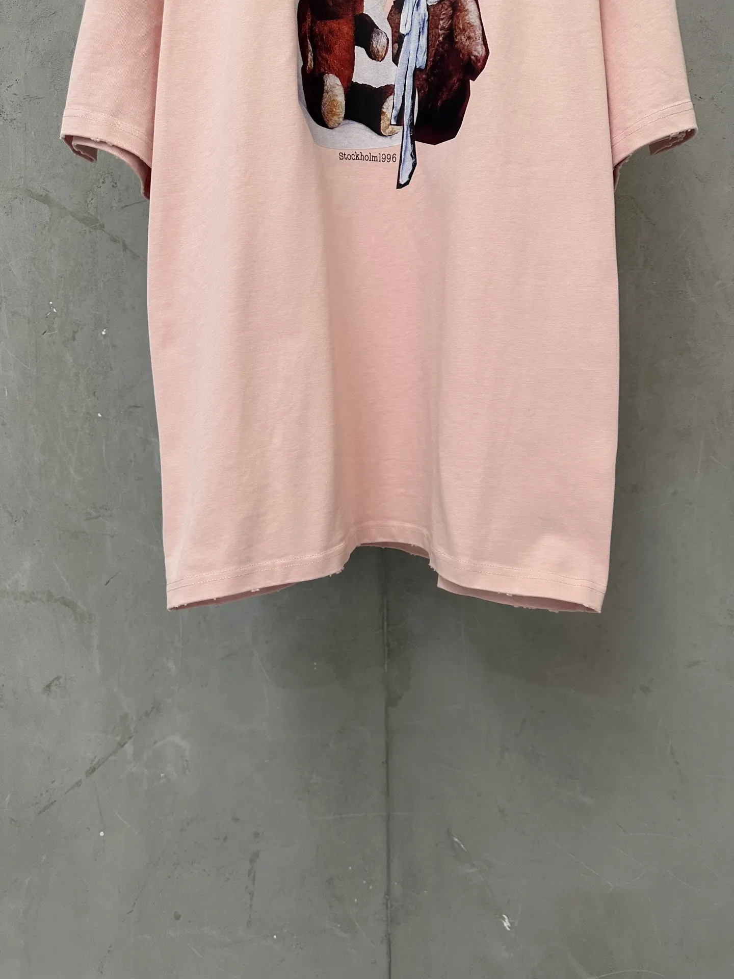 Bear Print Heavyweight Cotton T-Shirt D18011745 — view 4