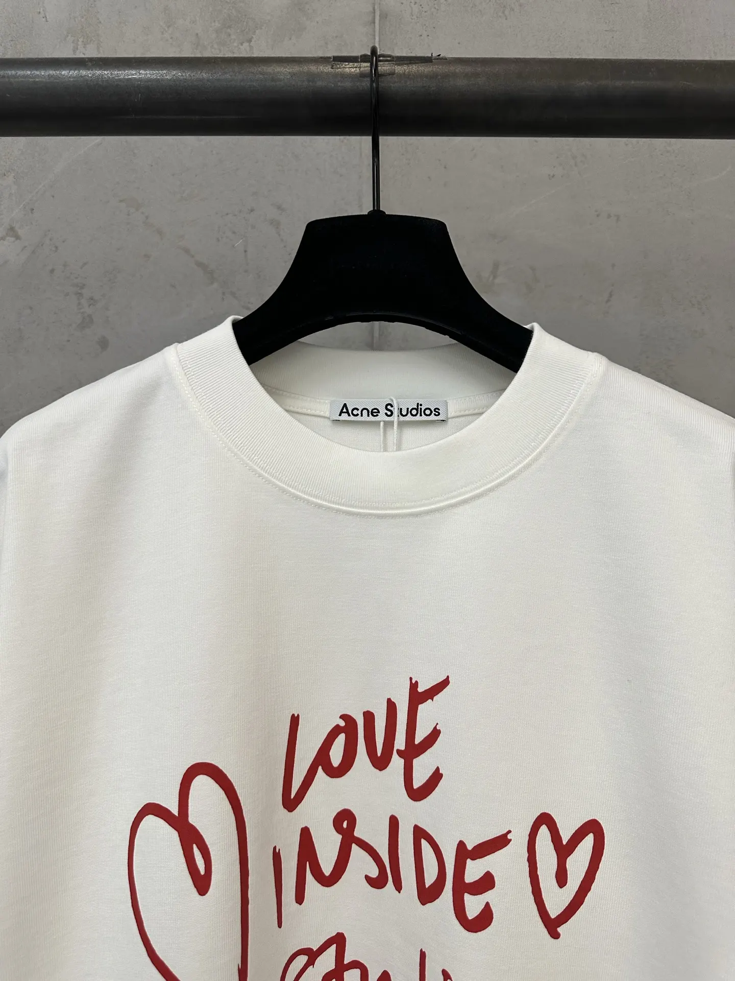 Acne Studios Love Inside Graphic T-Shirt D19025015 — view 5