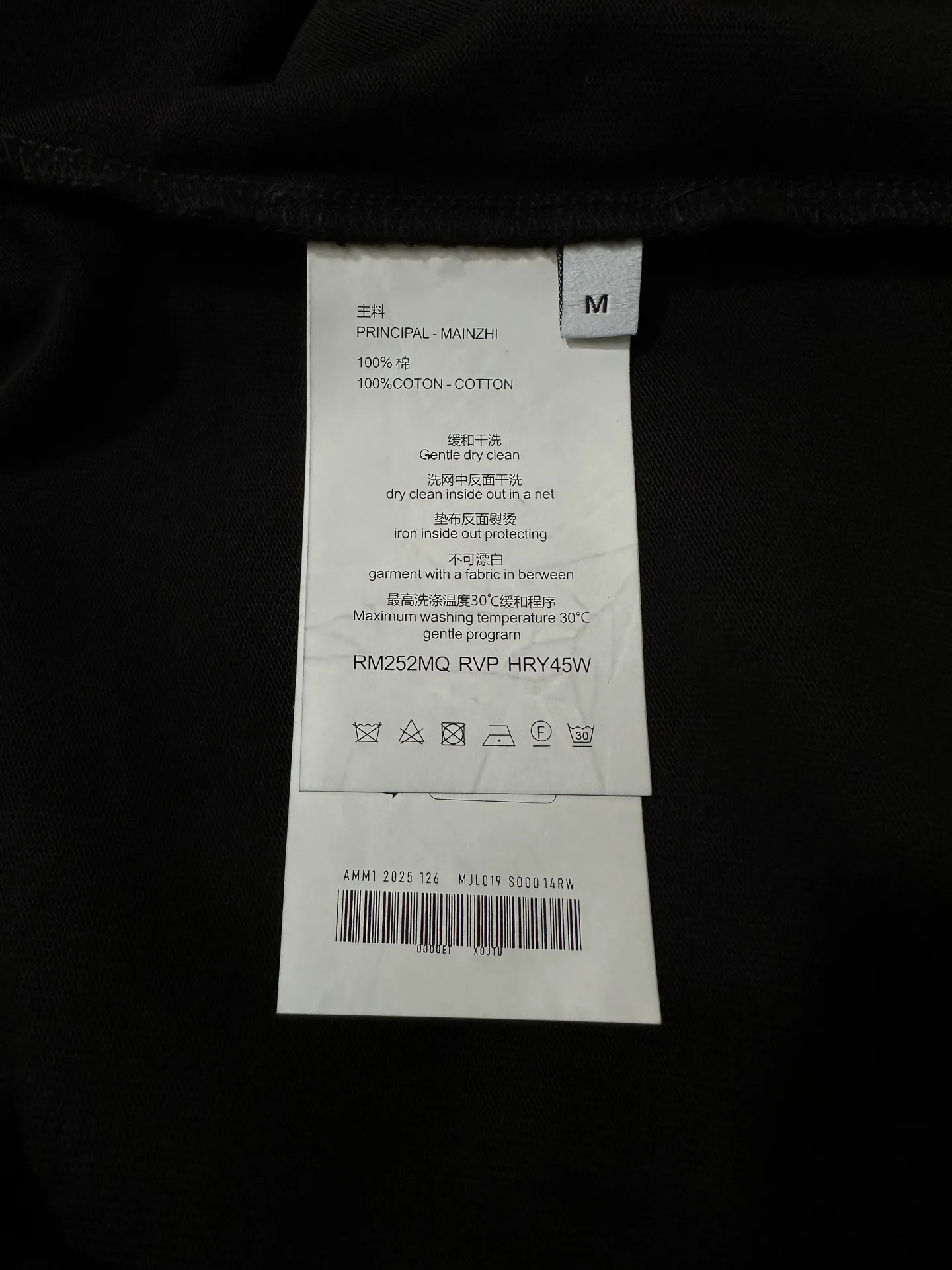 Logo Print Heavyweight Cotton T-Shirt D19025020 — view 10