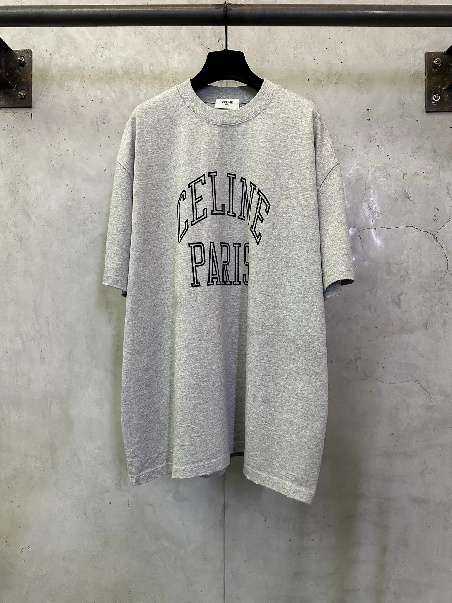 Logo-Flocked Heavyweight Cotton T-Shirt D19011410
