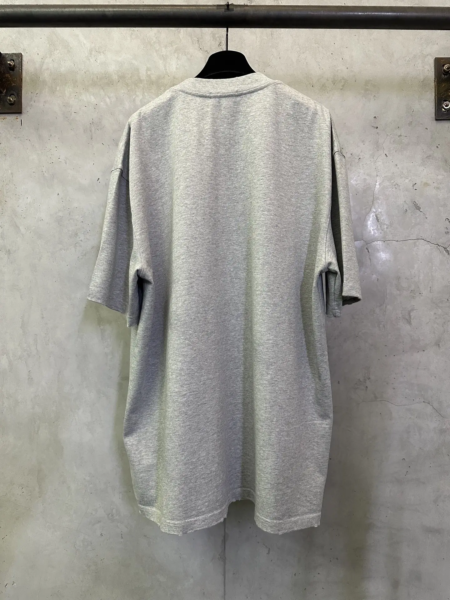 Logo-Flocked Heavyweight Cotton T-Shirt D19011410 — view 2